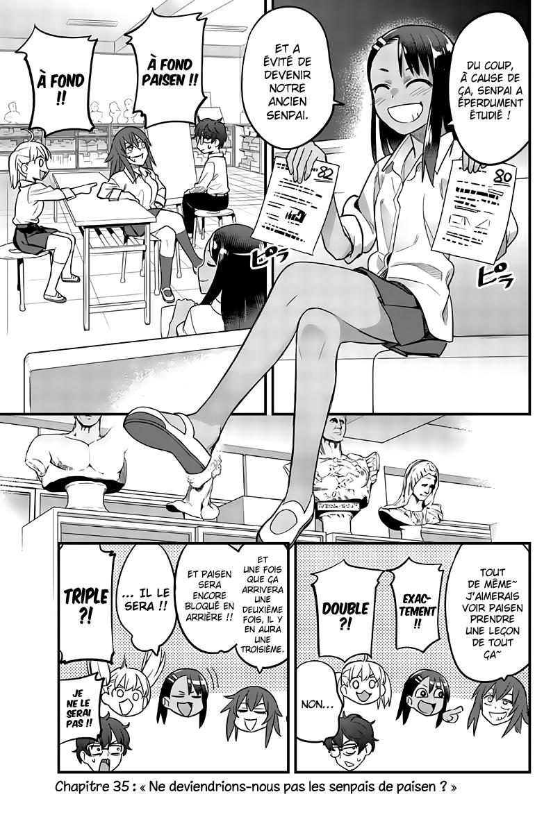  Arrête de me chauffer, Nagatoro - Chapitre 35 - 2