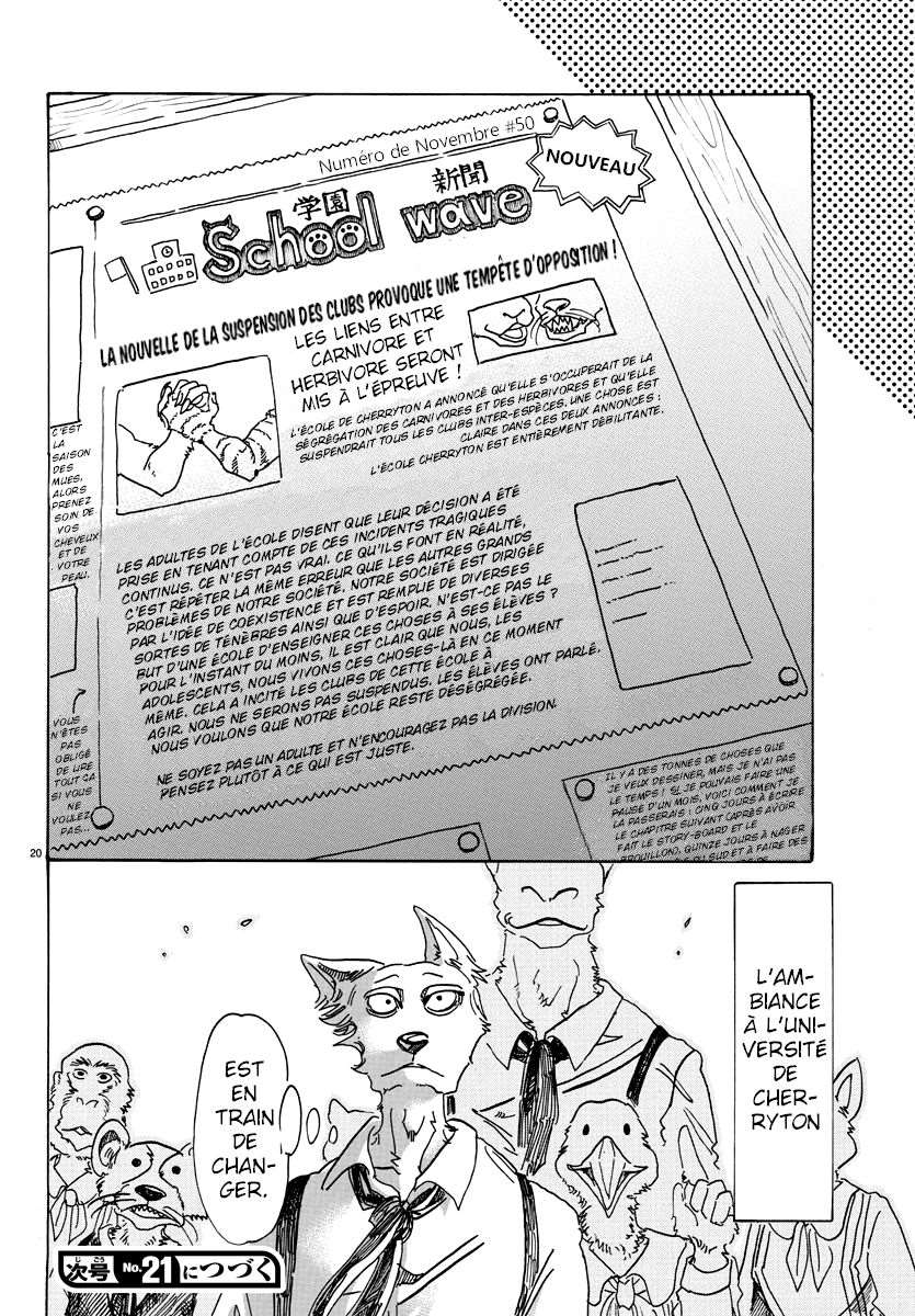  BEASTARS - Chapitre 78 - 19