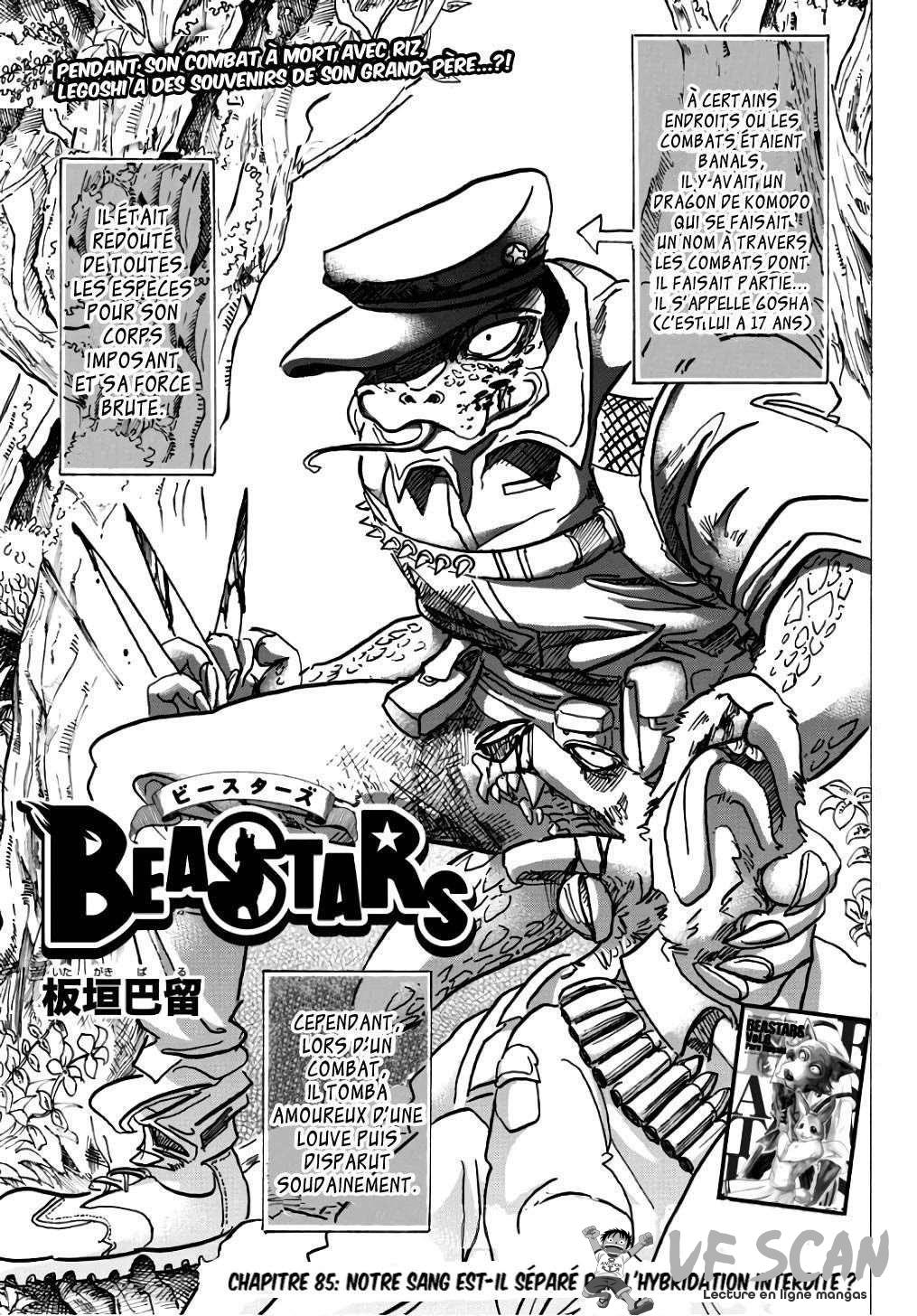  BEASTARS - Chapitre 85 - 1