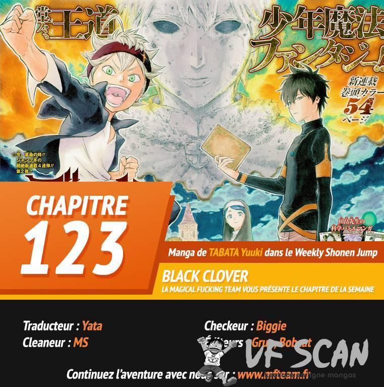  Black Clover - Chapitre 123 - 1