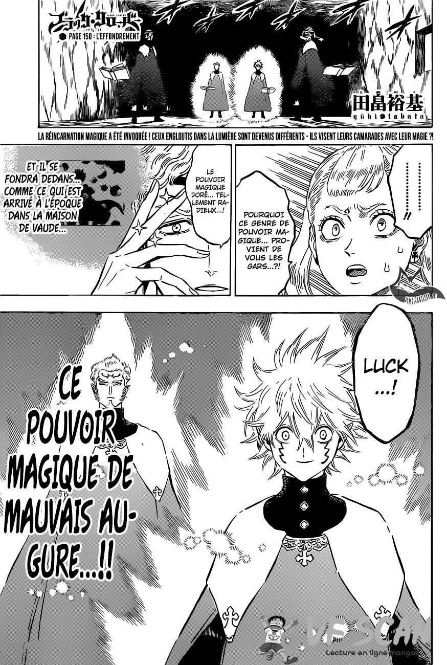  Black Clover - Chapitre 150 - 1