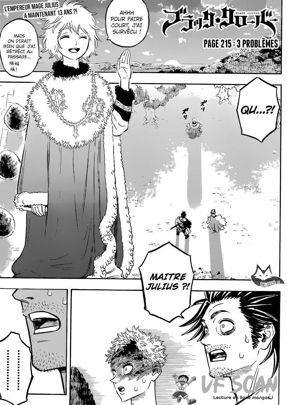  Black Clover - Chapitre 215 - 1