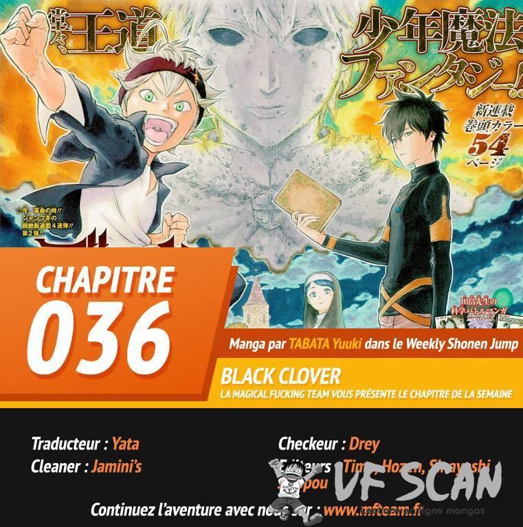  Black Clover - Chapitre 37 - 1