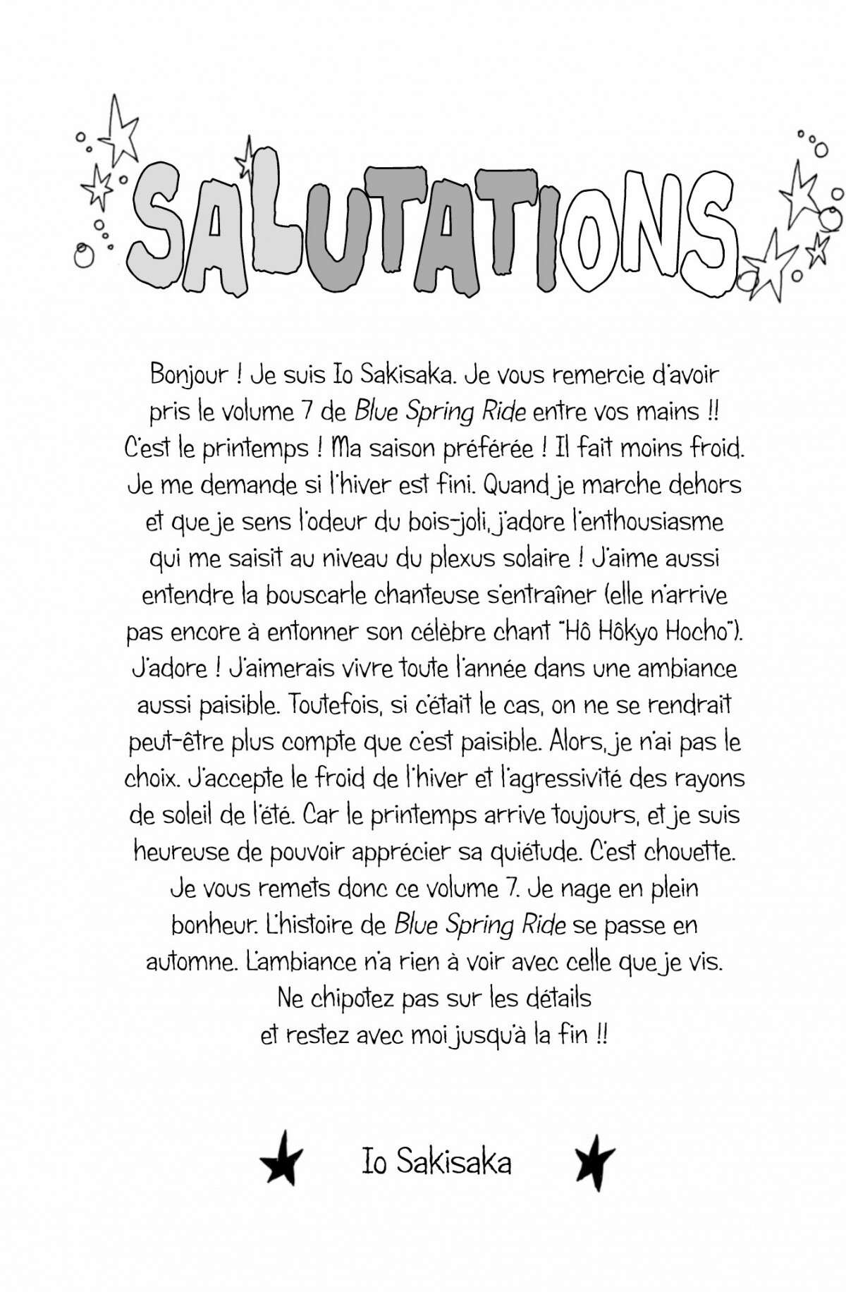  Blue Spring Ride - Chapitre 7 - 8