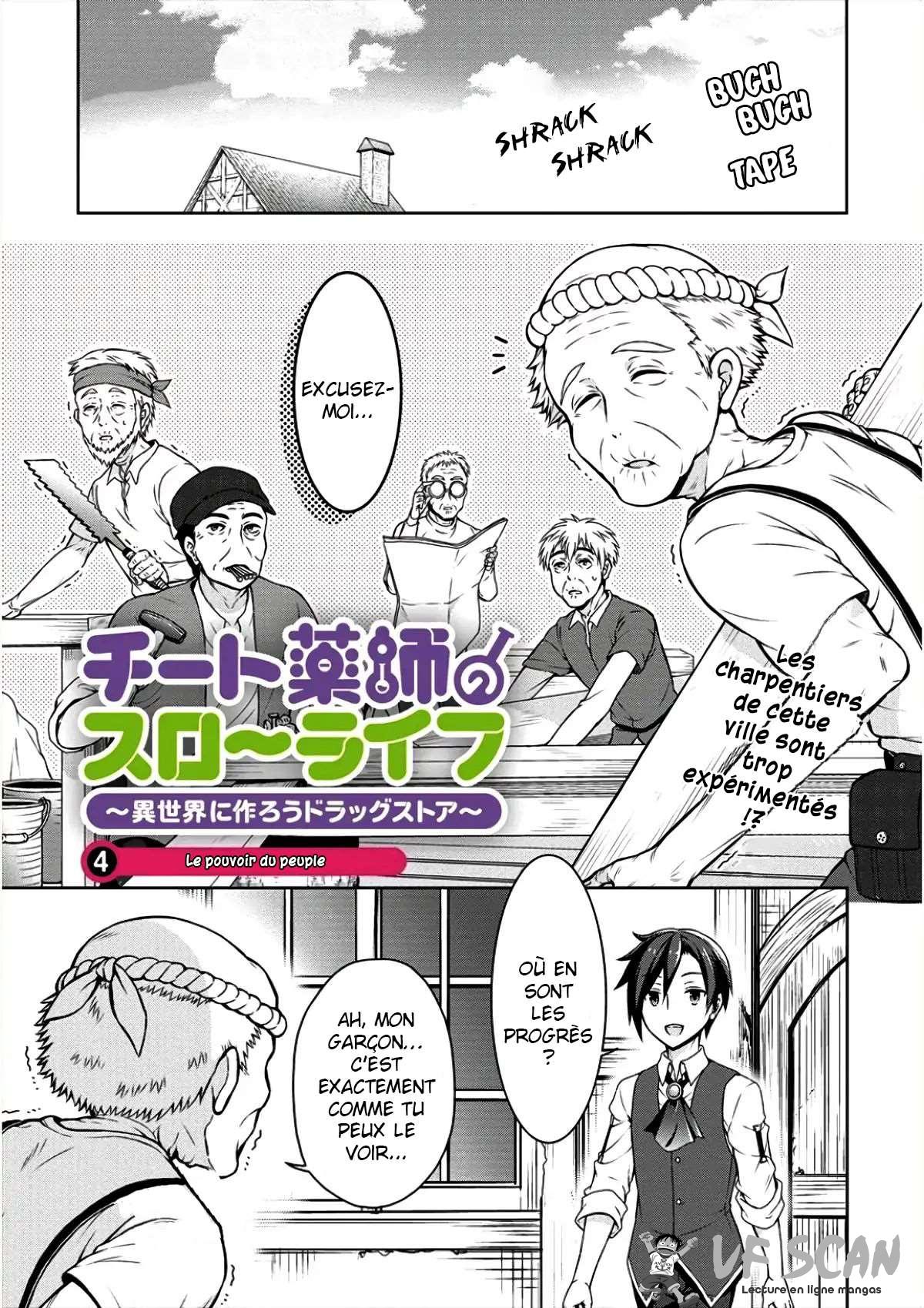  Cheat Kusushi no Slow Life – Isekai ni Tsukurou Drugstore - Chapitre 4 - 1