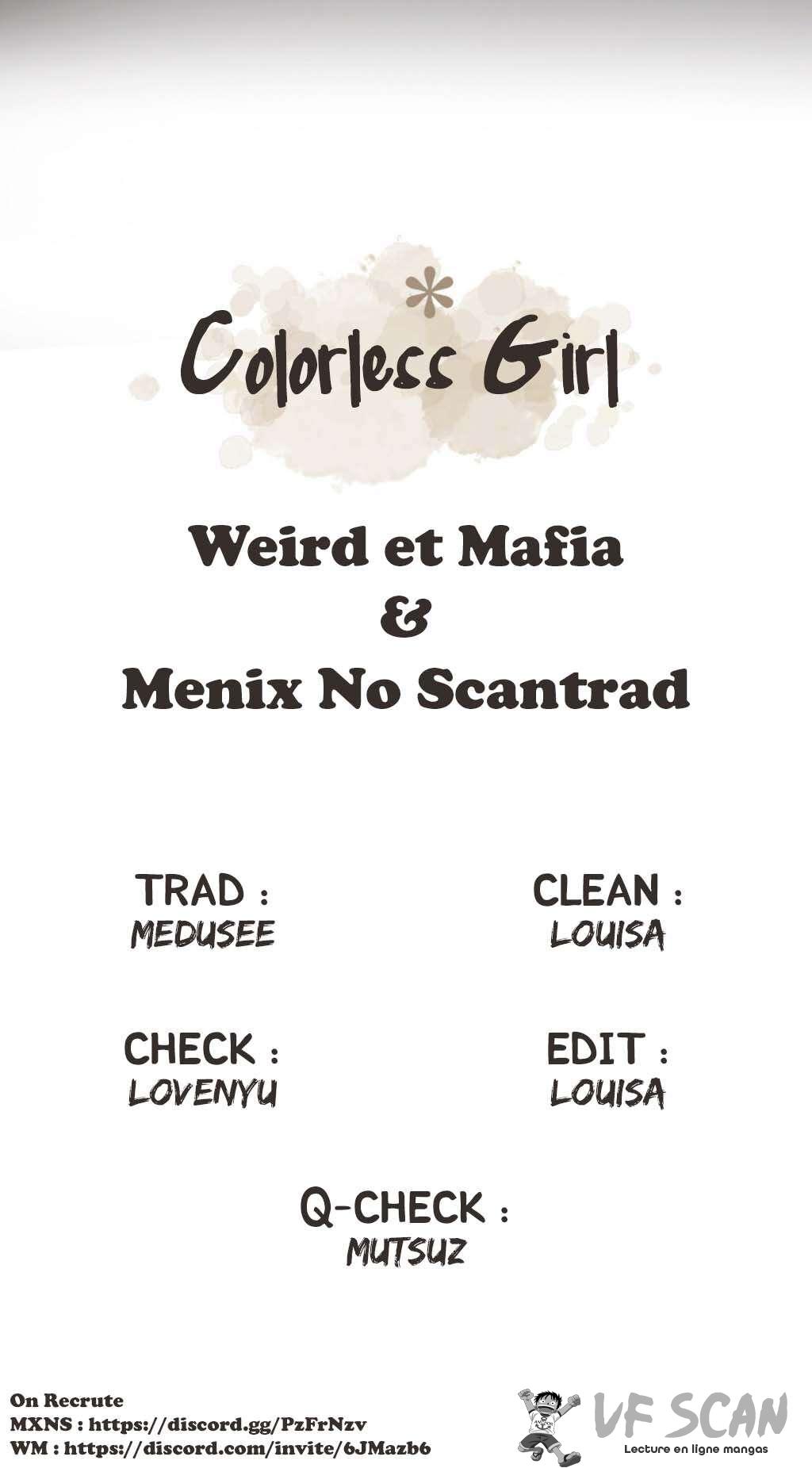  Colorless Girl - Chapitre 5 - 1