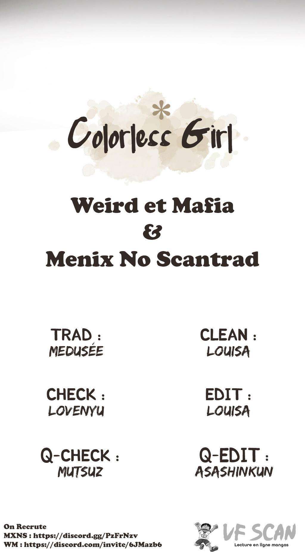  Colorless Girl - Chapitre 8 - 1