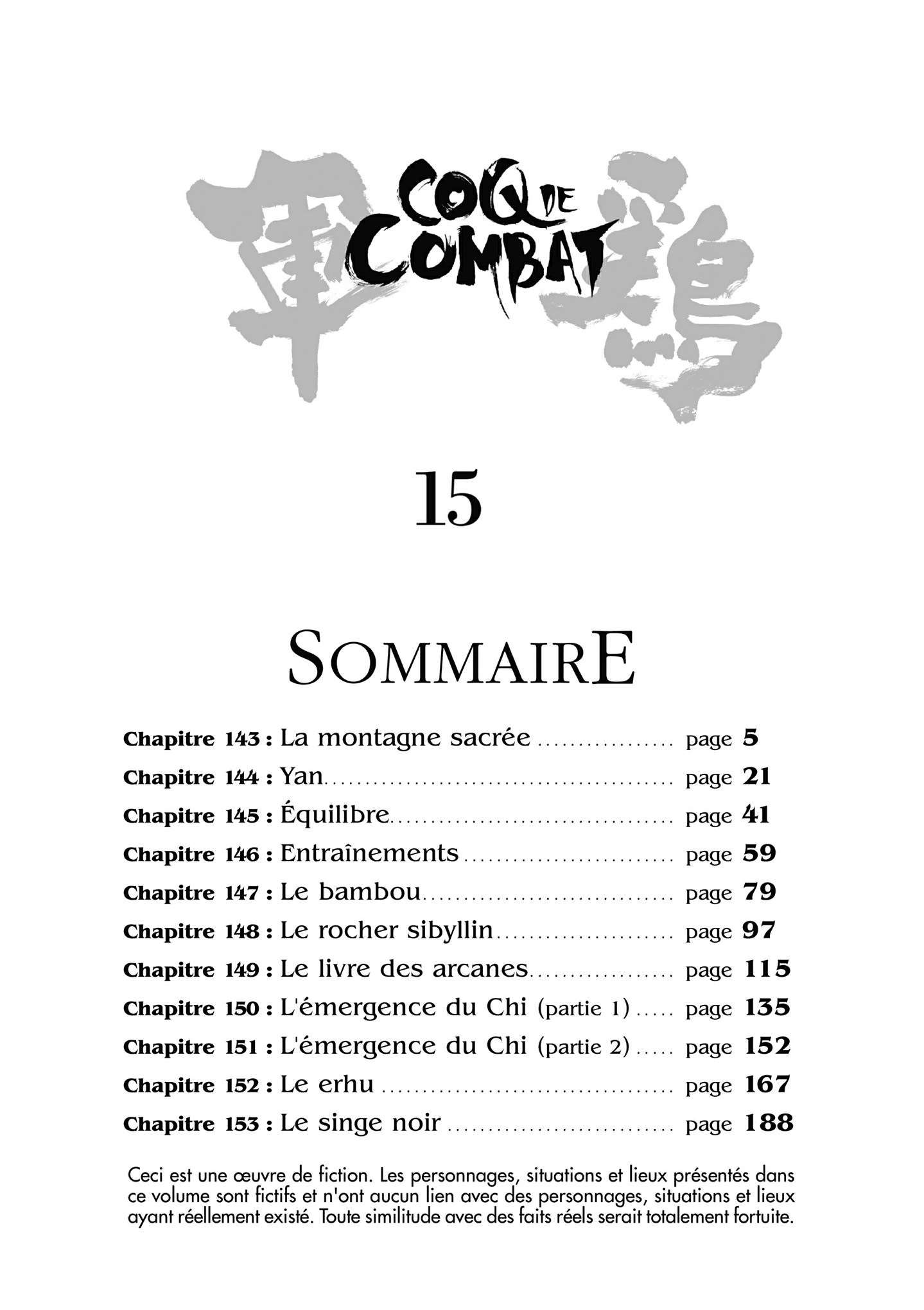  Coq de Combat - Volume 15 - 3