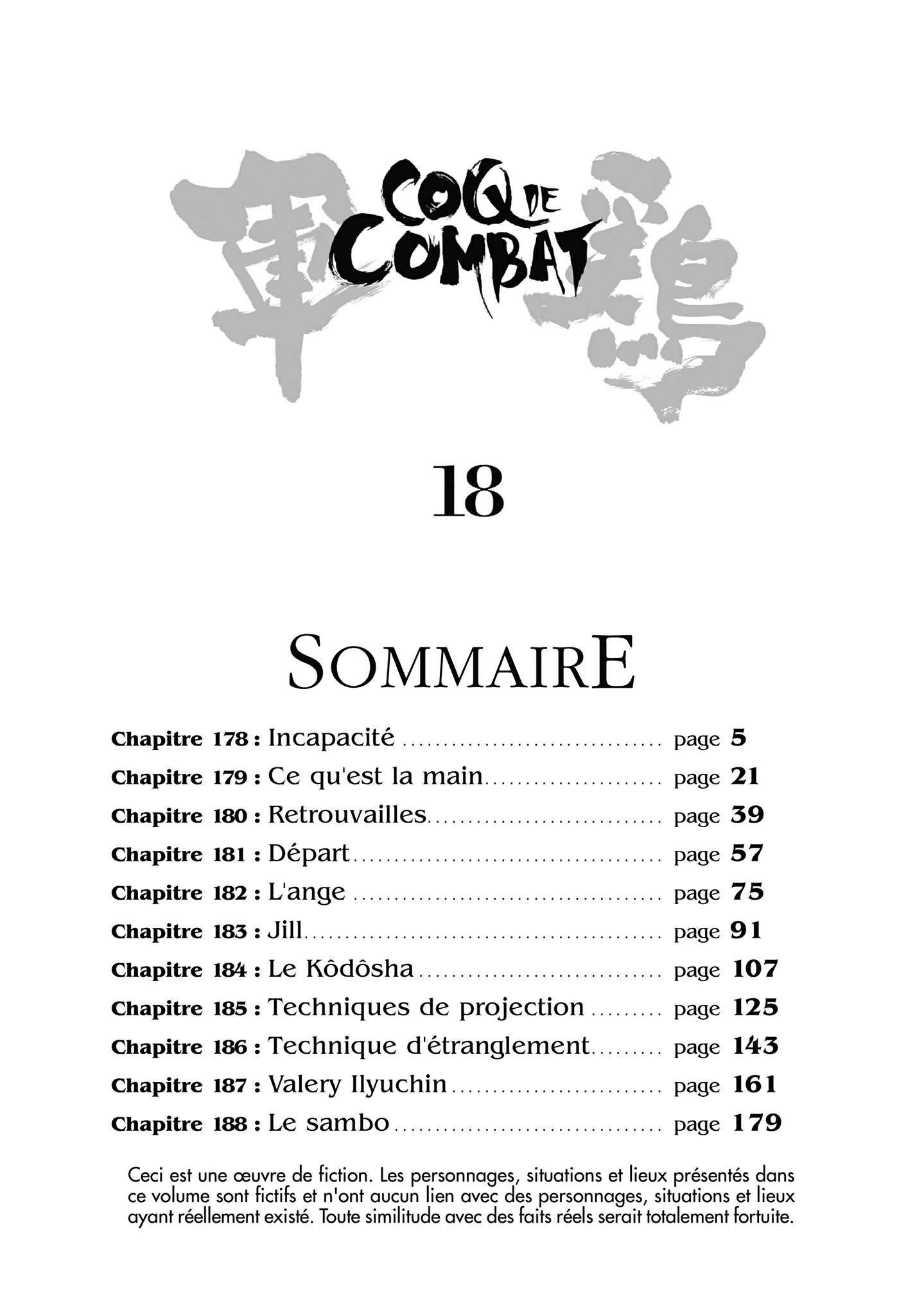  Coq de Combat - Volume 18 - 3