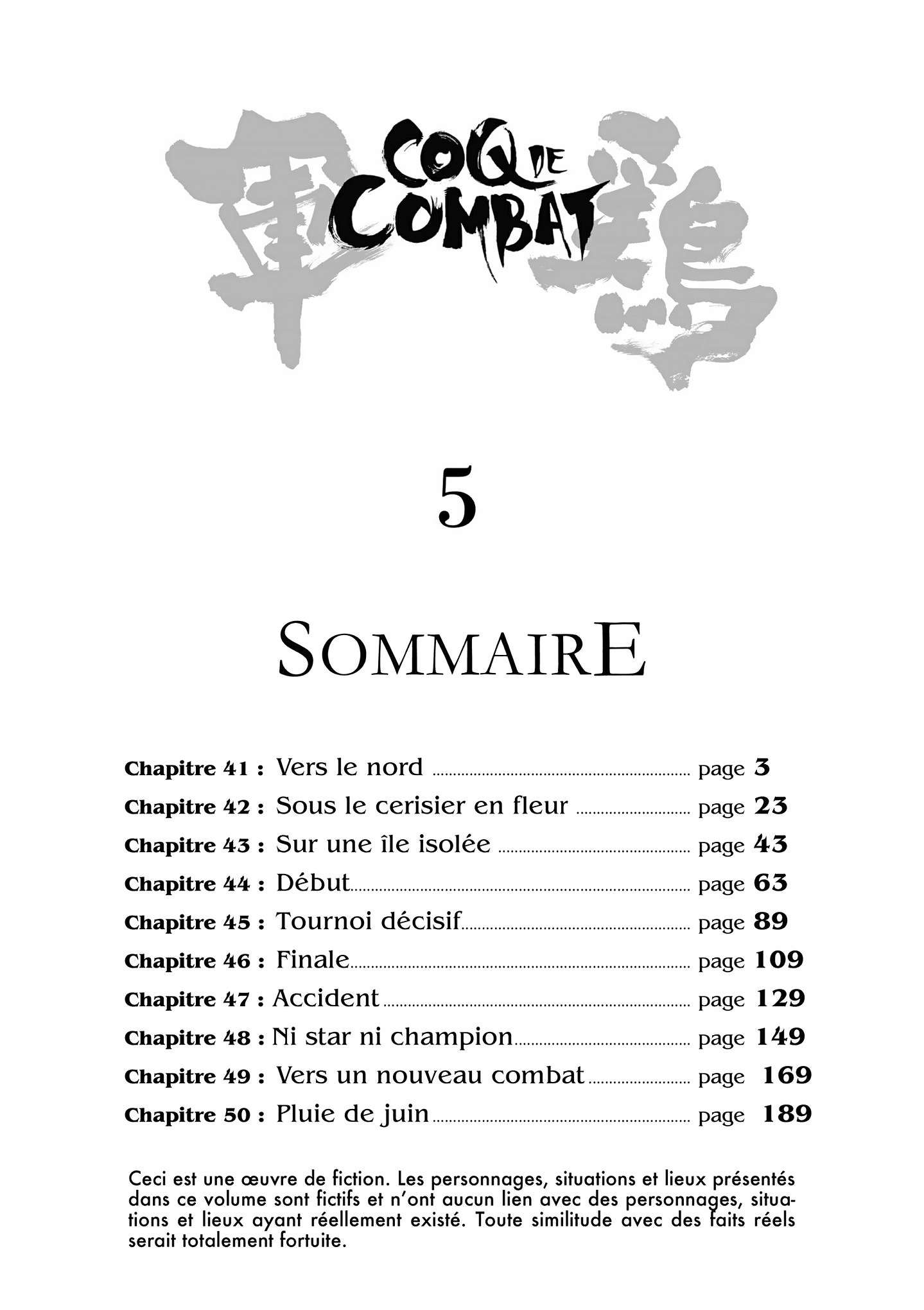  Coq de Combat - Volume 5 - 3