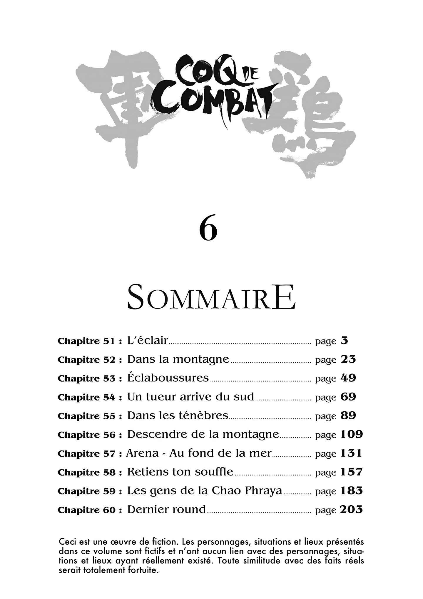  Coq de Combat - Volume 6 - 3