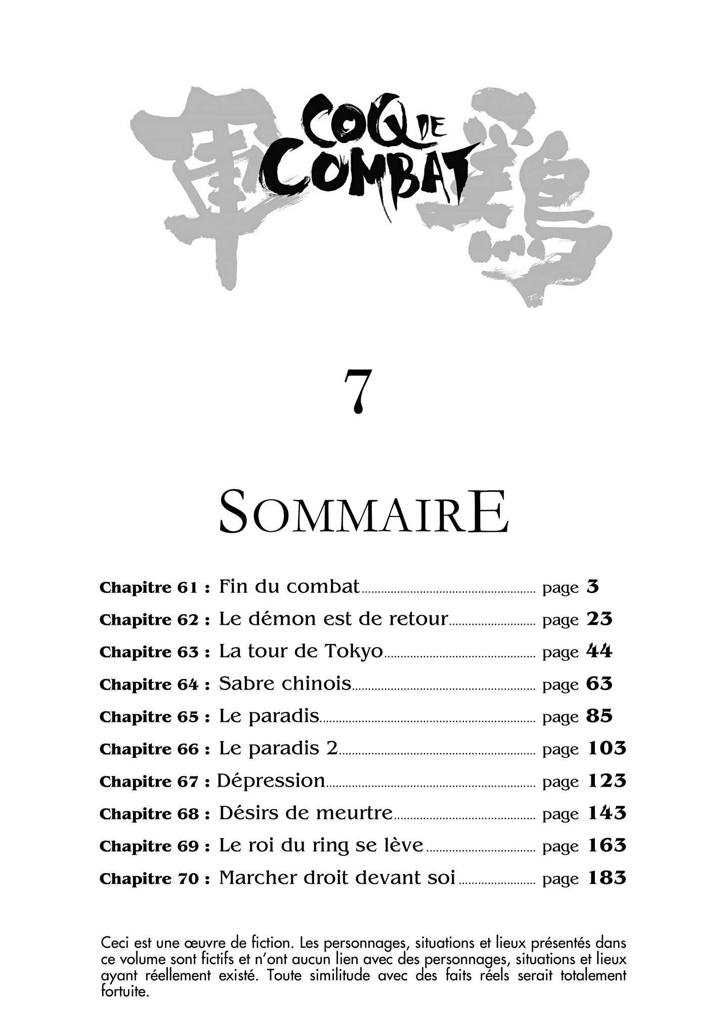  Coq de Combat - Volume 7 - 3