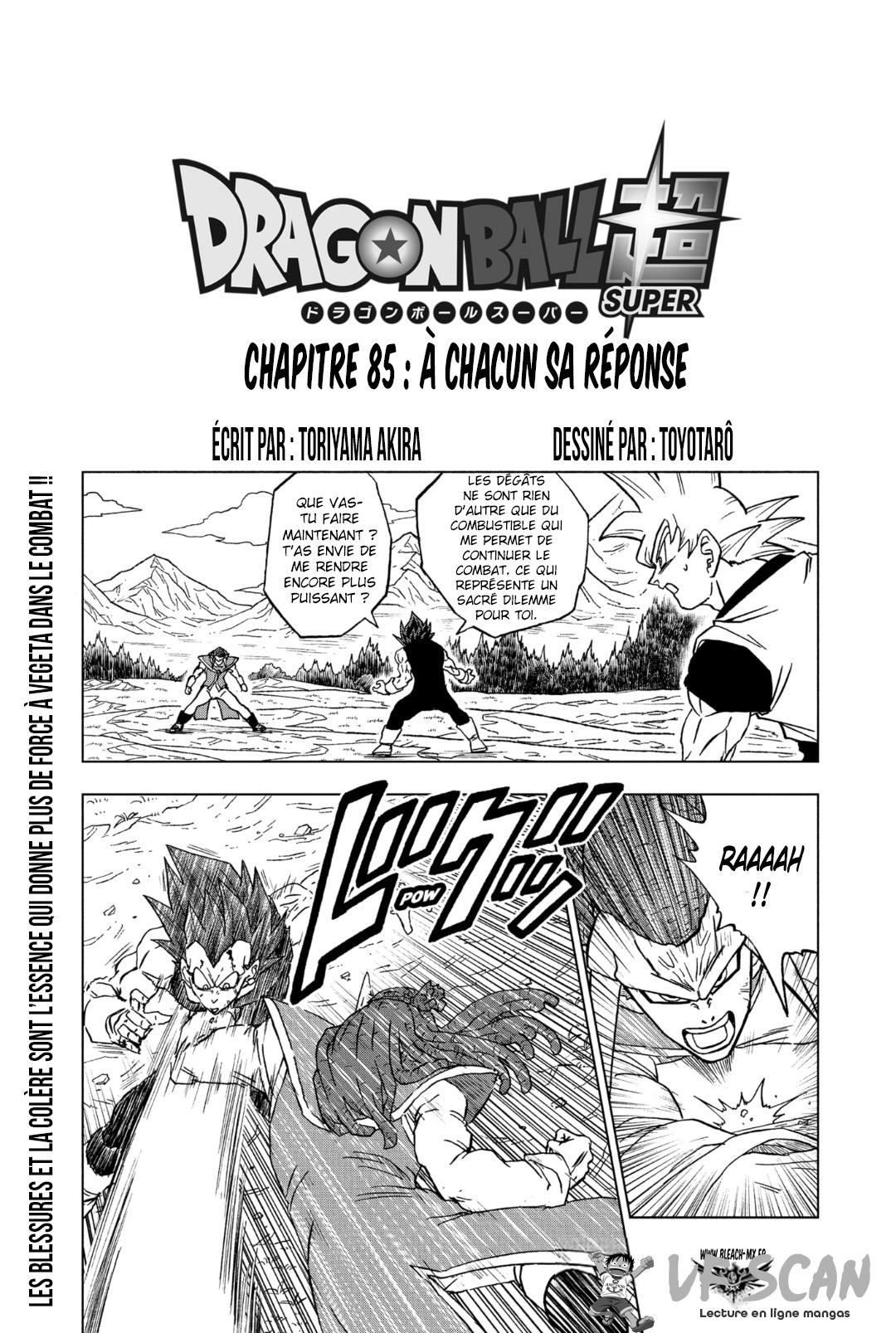  Dragon Ball Super - Chapitre 85 - 1