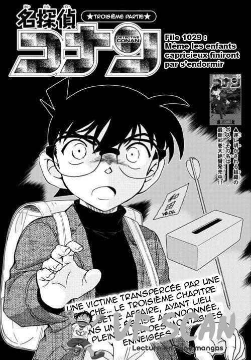  Détective Conan - Chapitre 1029 - 1