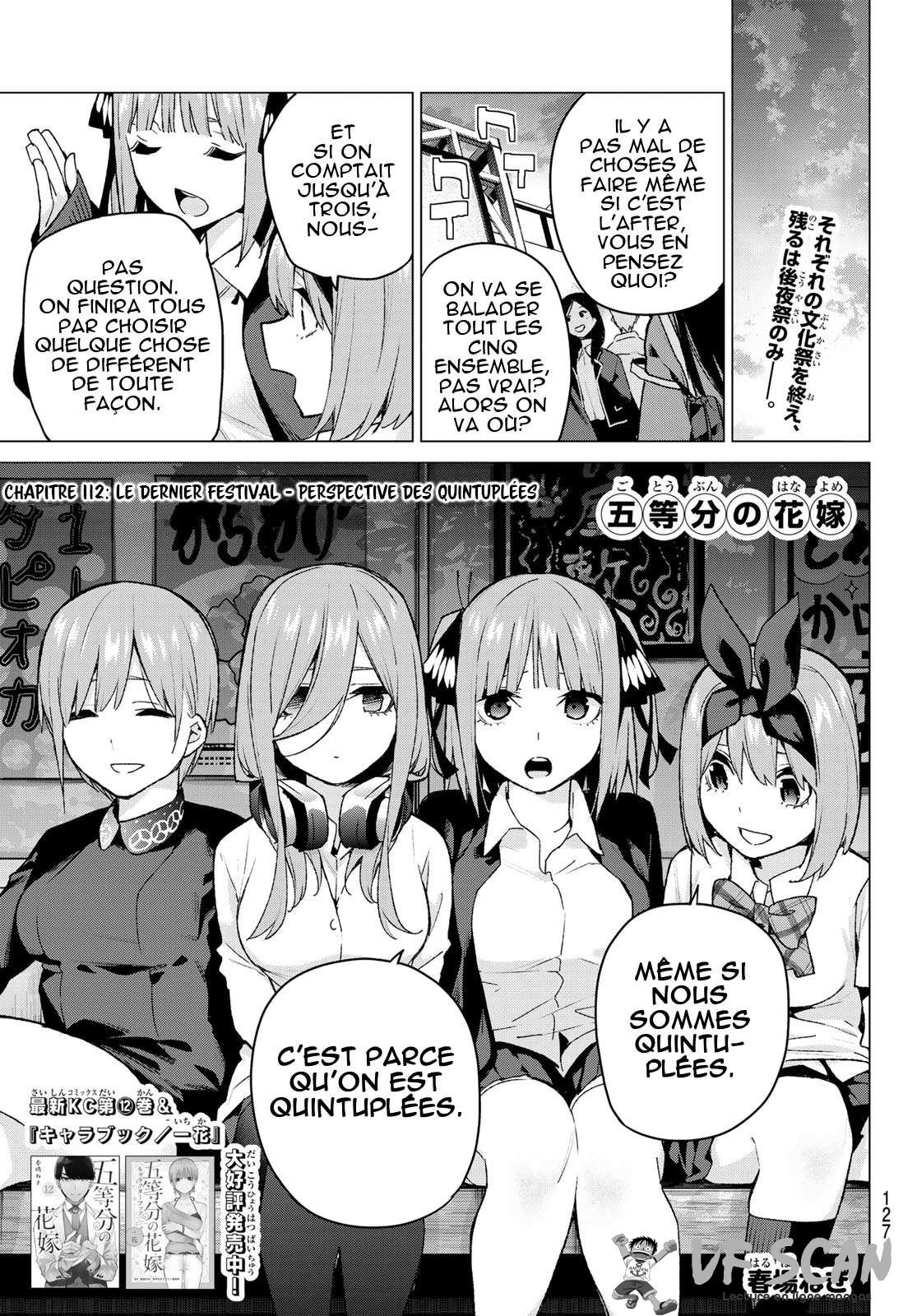  Go-Toubun no Hanayome - Chapitre 112 - 1