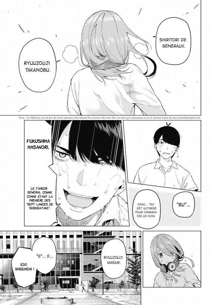  Go-Toubun no Hanayome - Chapitre 4 - 9