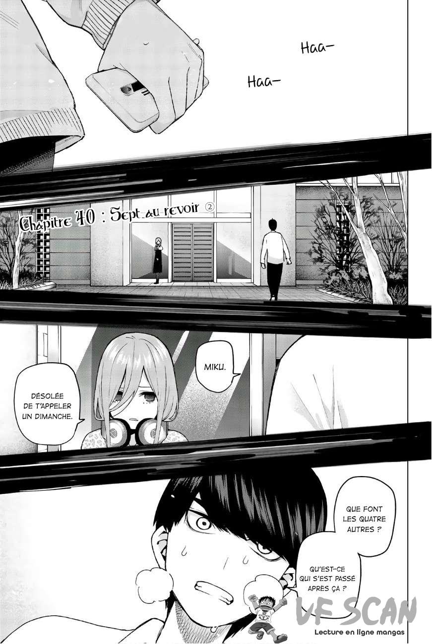  Go-Toubun no Hanayome - Chapitre 40 - 1