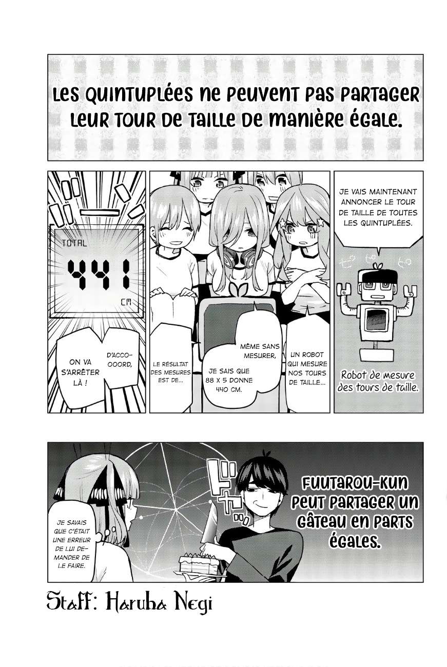  Go-Toubun no Hanayome - Chapitre 50 - 22