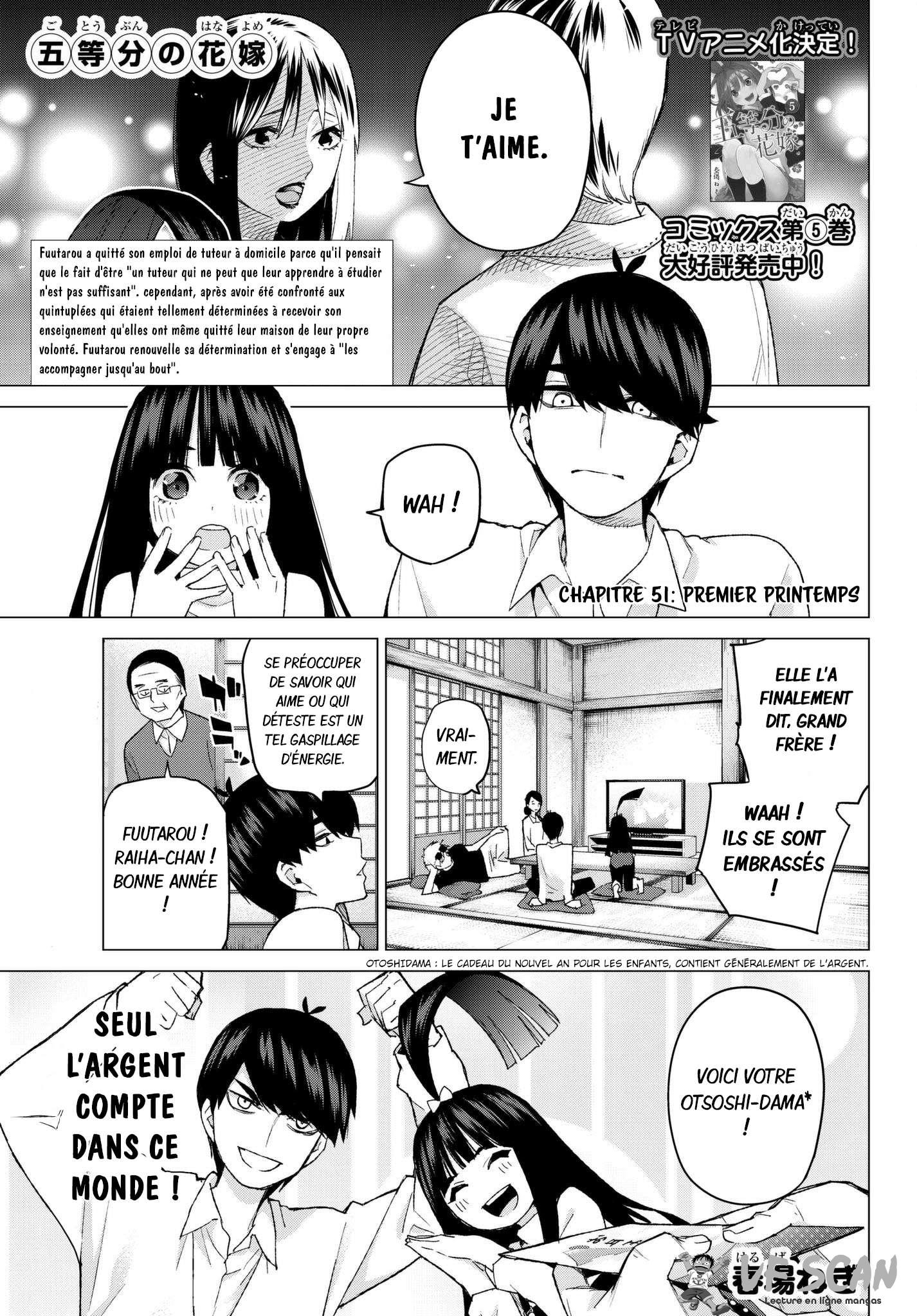  Go-Toubun no Hanayome - Chapitre 51 - 1