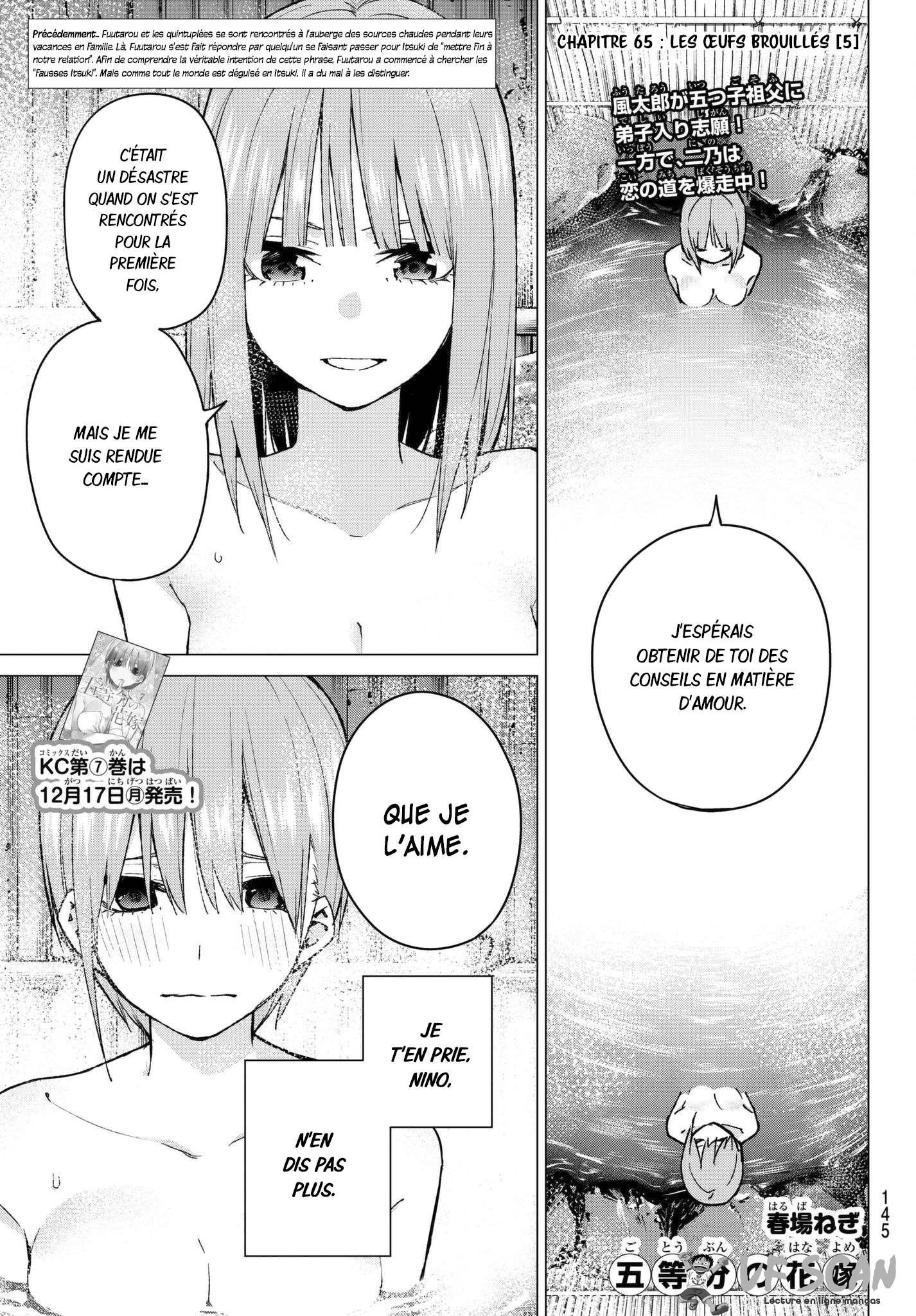  Go-Toubun no Hanayome - Chapitre 65 - 1