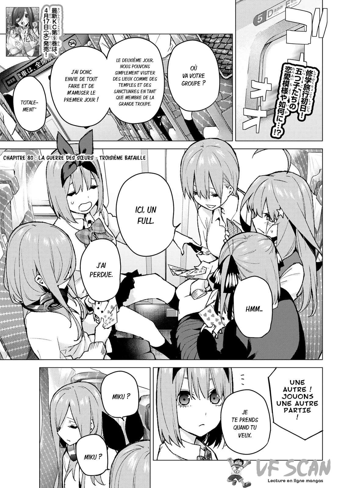  Go-Toubun no Hanayome - Chapitre 80 - 1