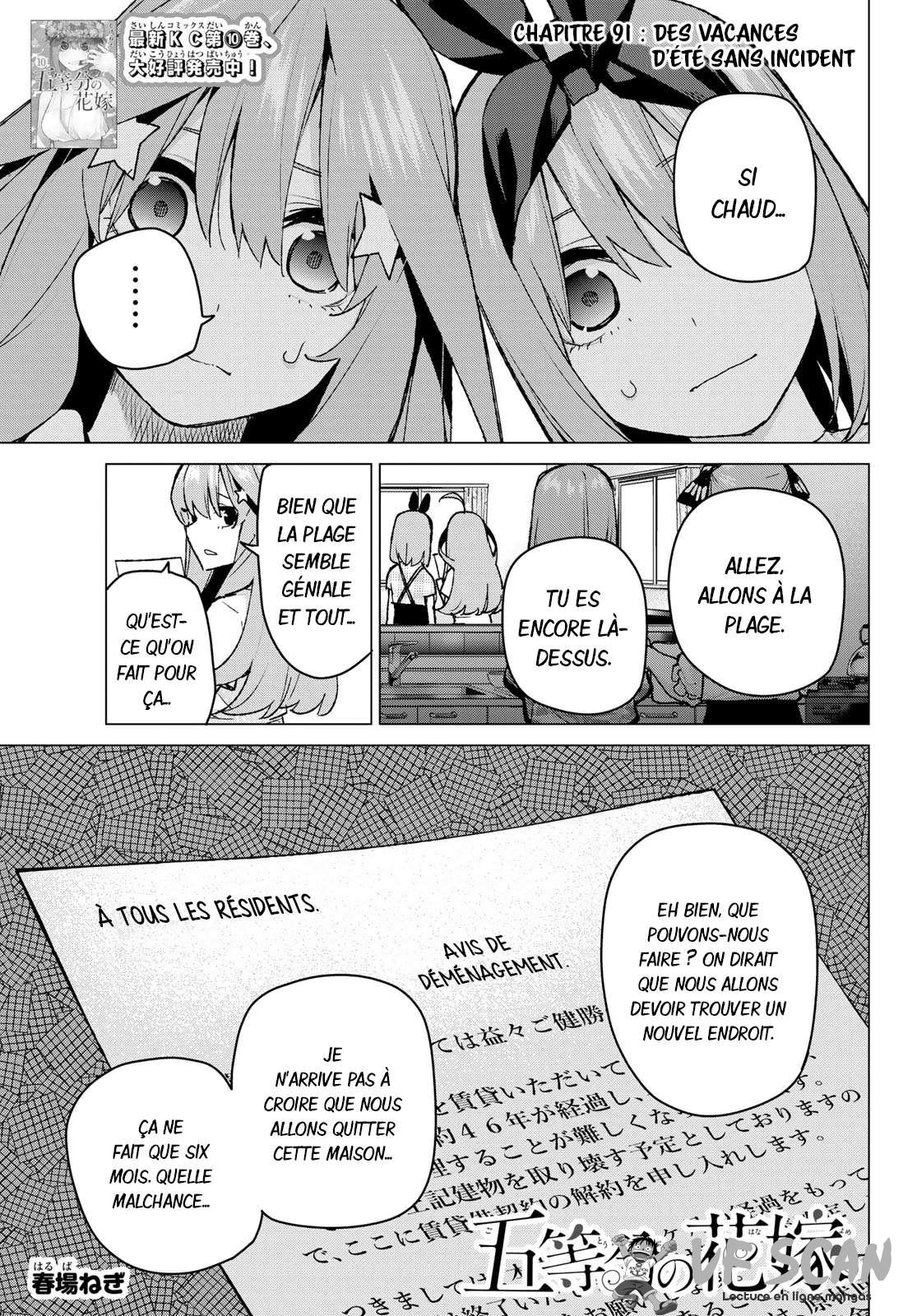  Go-Toubun no Hanayome - Chapitre 91 - 1