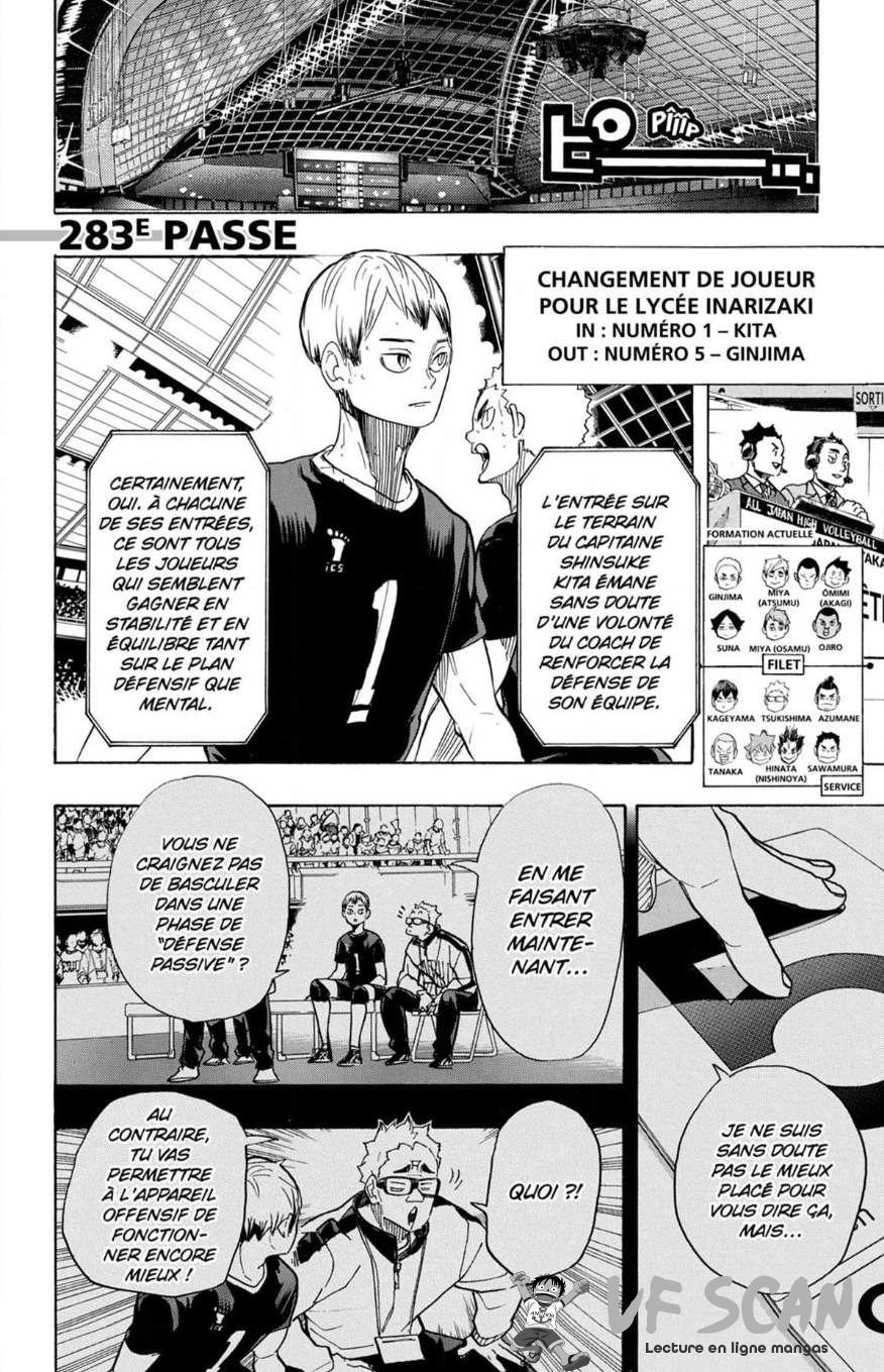  Haikyuu - Chapitre 283 - 1