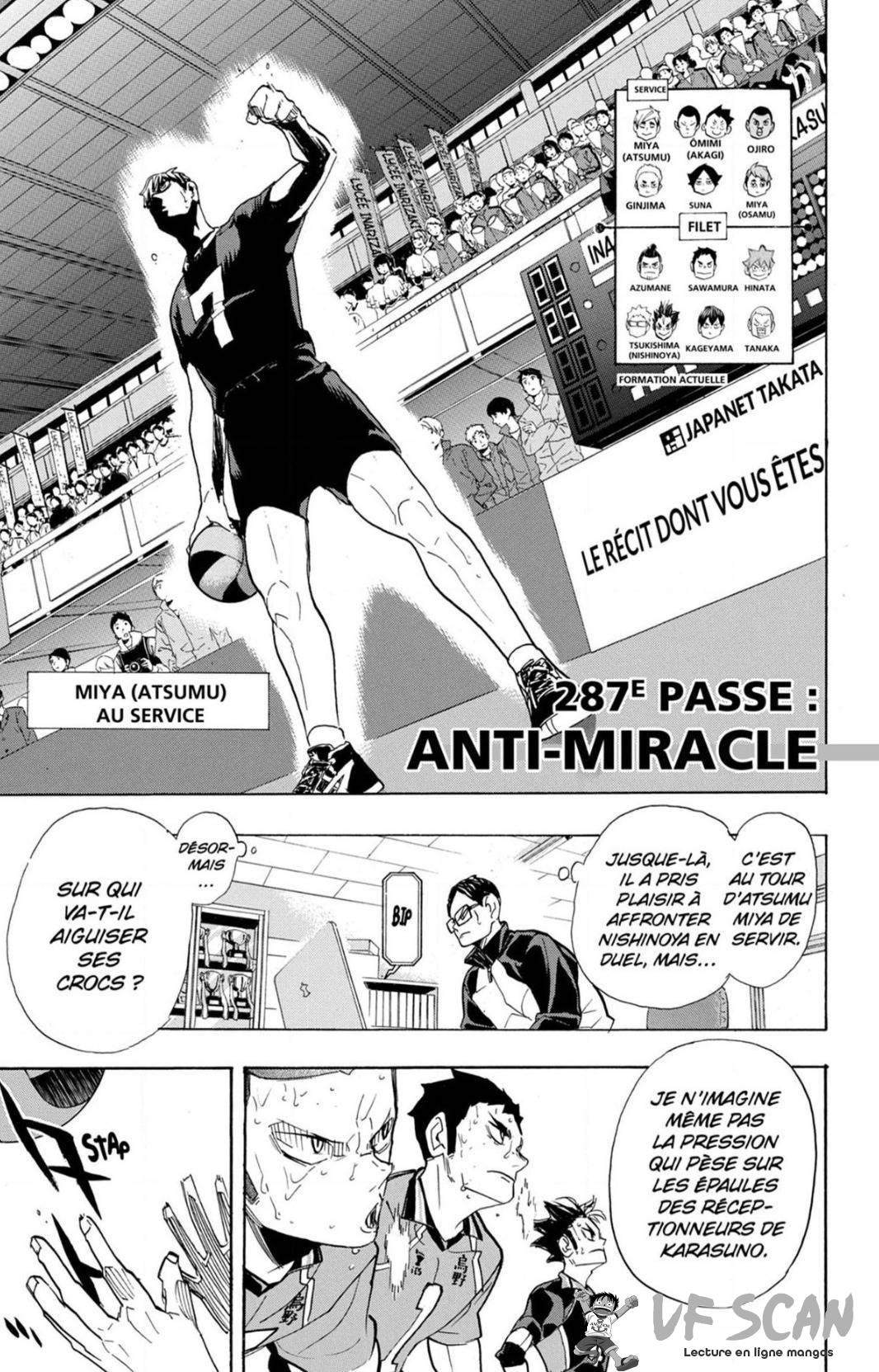  Haikyuu - Chapitre 287 - 1