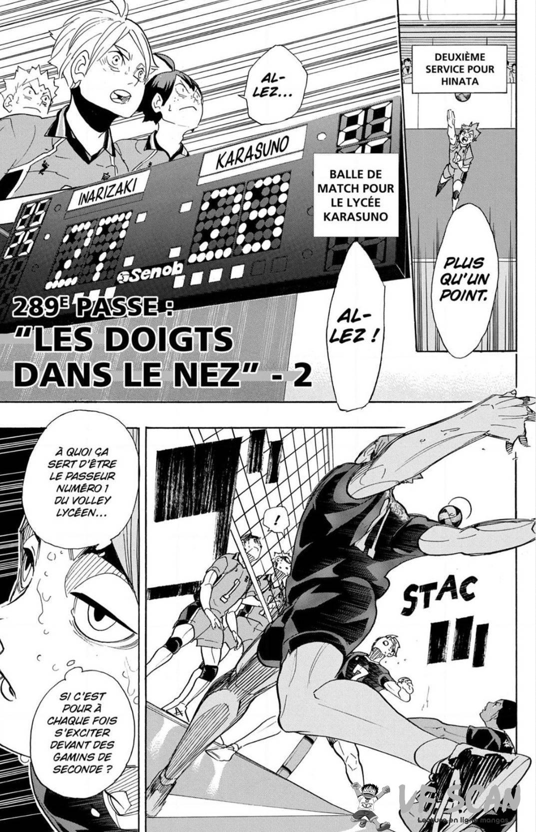  Haikyuu - Chapitre 289 - 1