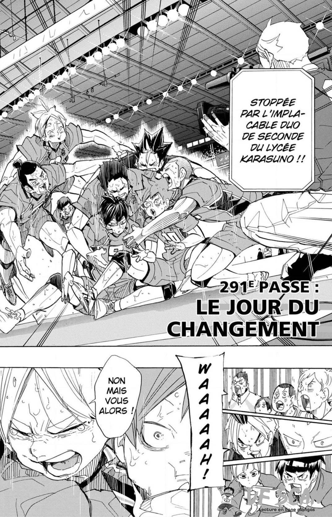  Haikyuu - Chapitre 291 - 1