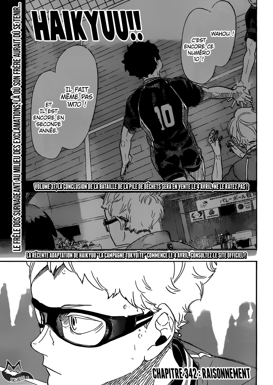  Haikyuu - Chapitre 342 - 1