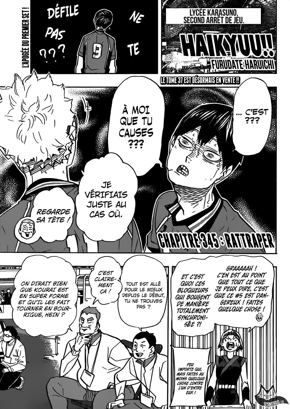  Haikyuu - Chapitre 345 - 1