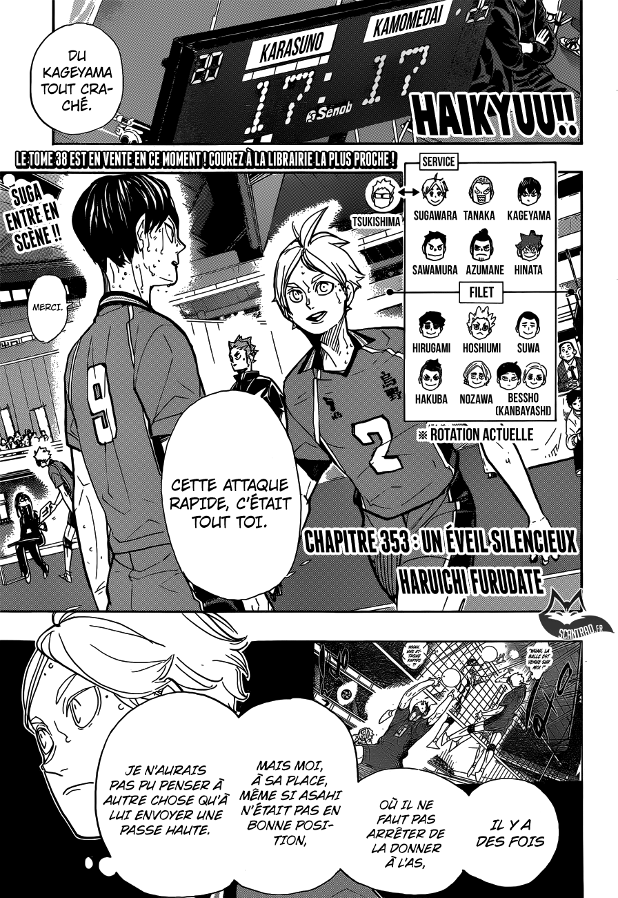  Haikyuu - Chapitre 353 - 1