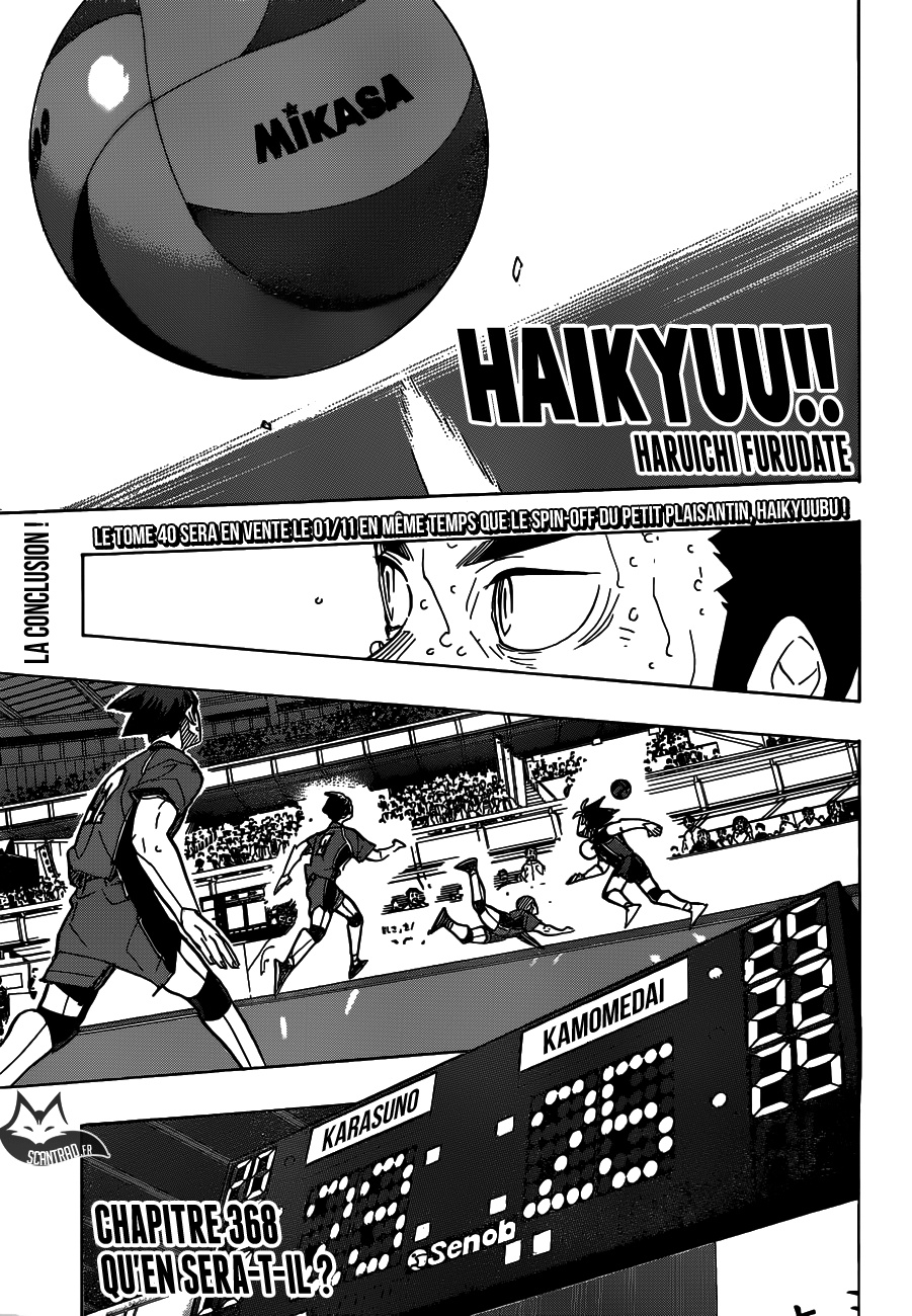  Haikyuu - Chapitre 368 - 1