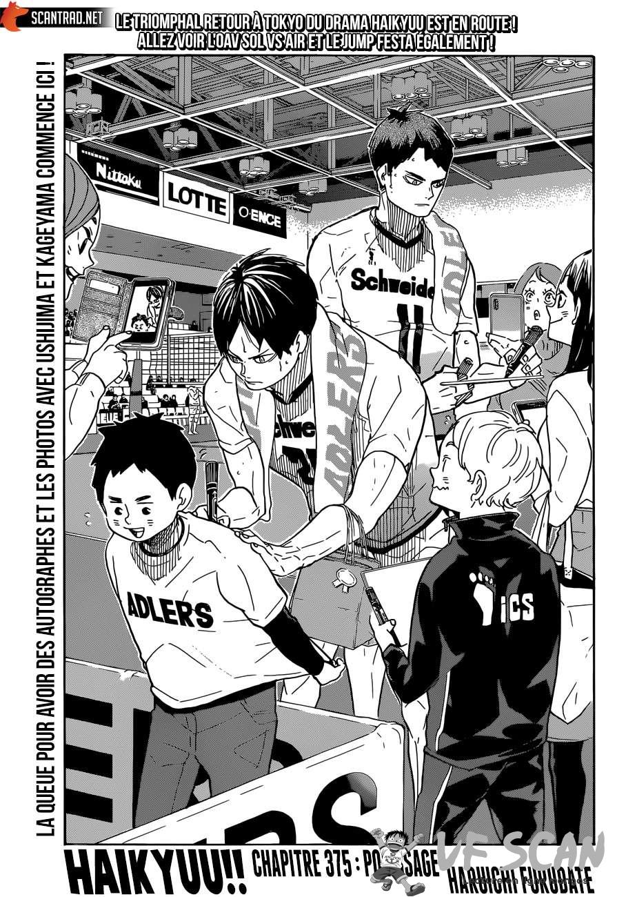  Haikyuu - Chapitre 375 - 1