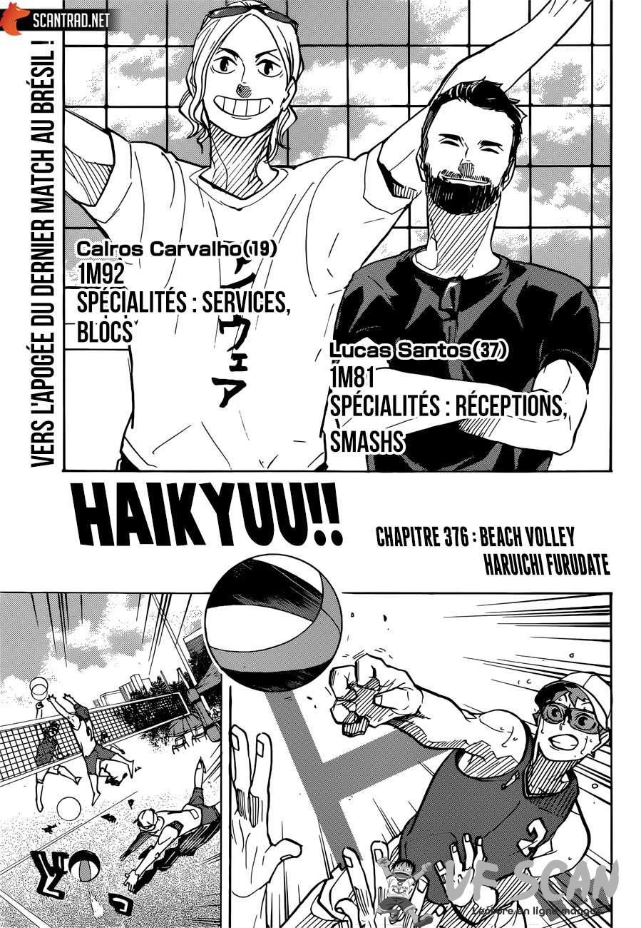  Haikyuu - Chapitre 376 - 1