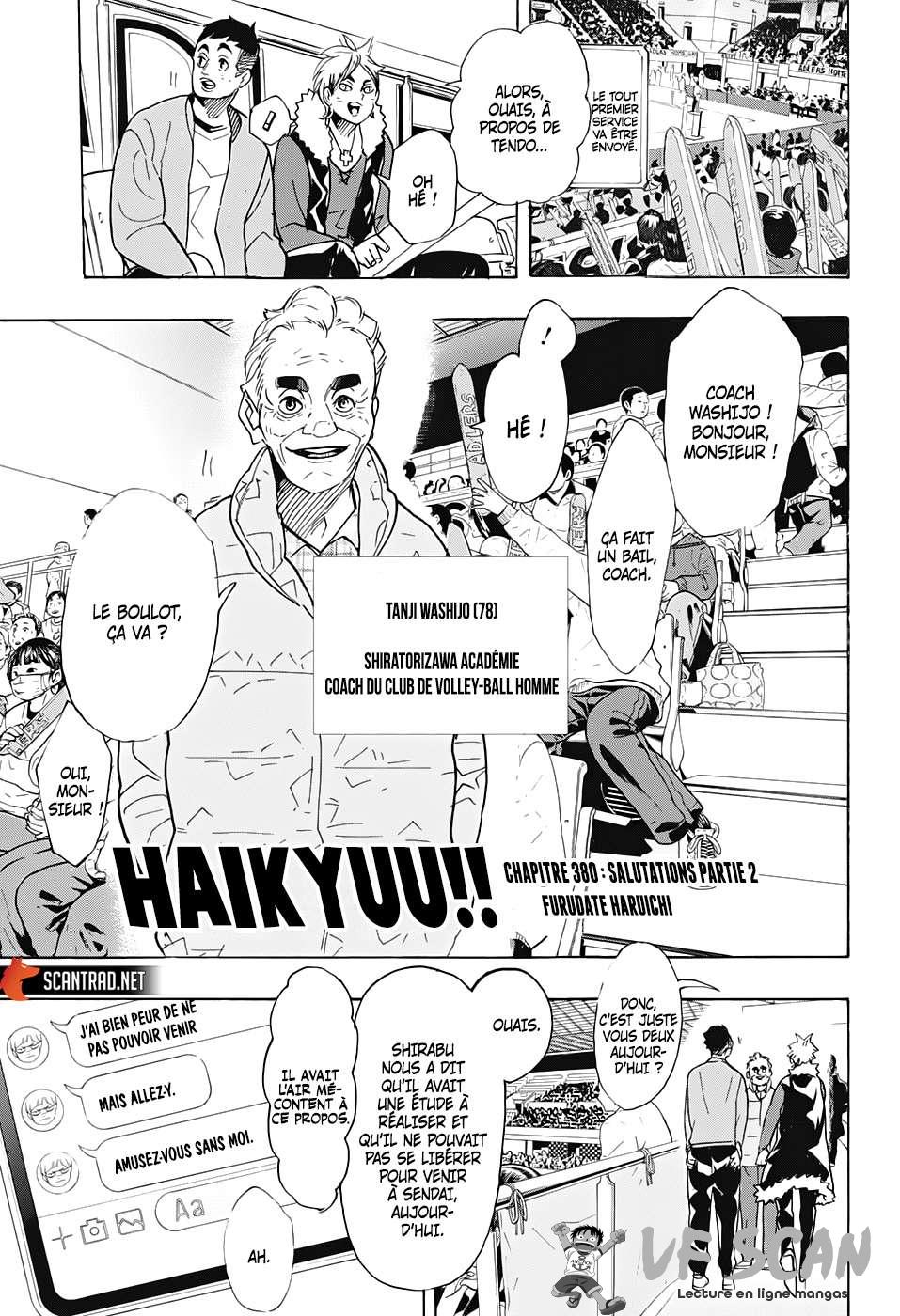  Haikyuu - Chapitre 380 - 1