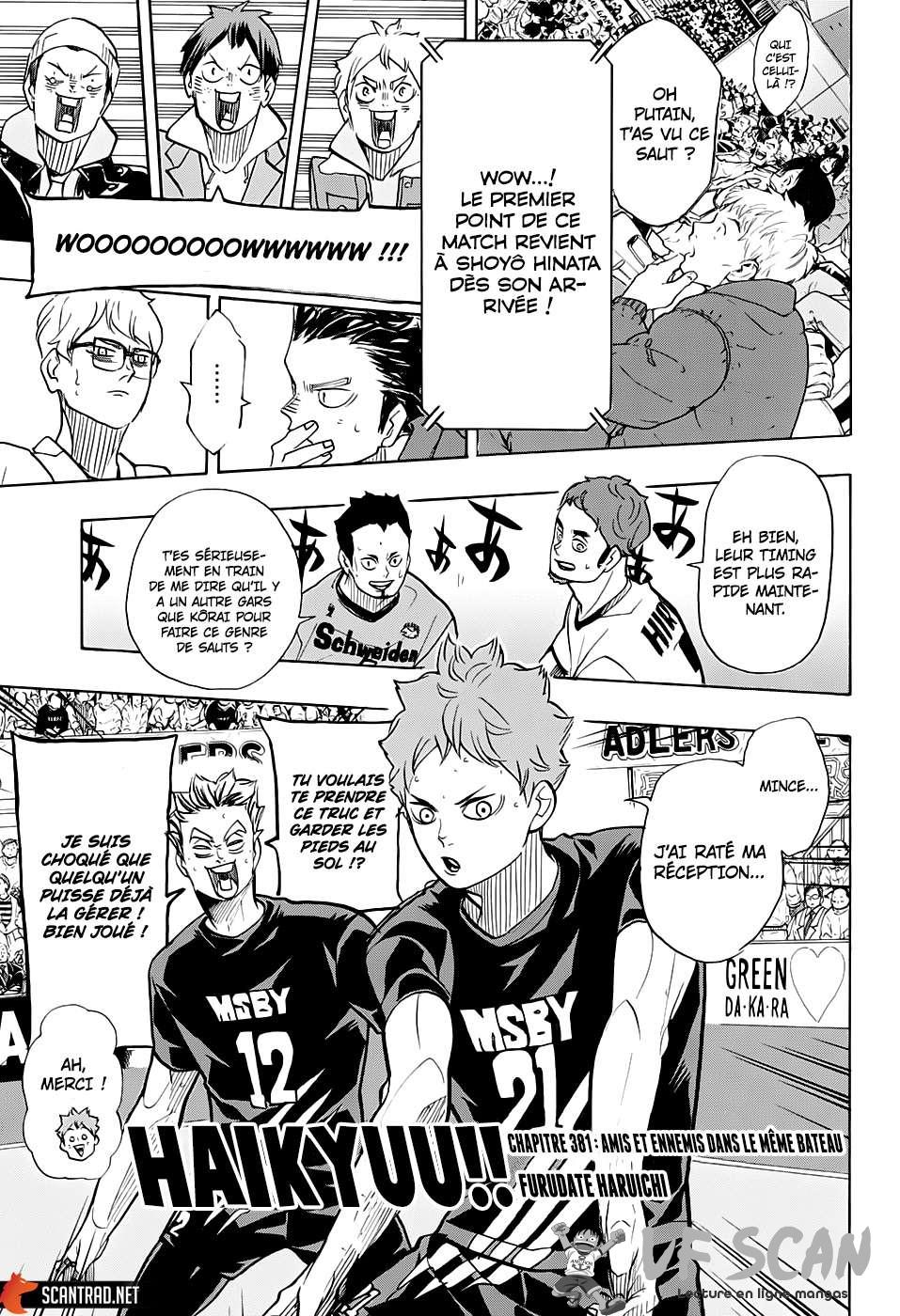  Haikyuu - Chapitre 381 - 1