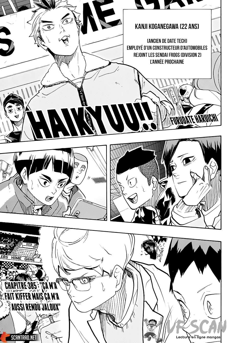  Haikyuu - Chapitre 385 - 1