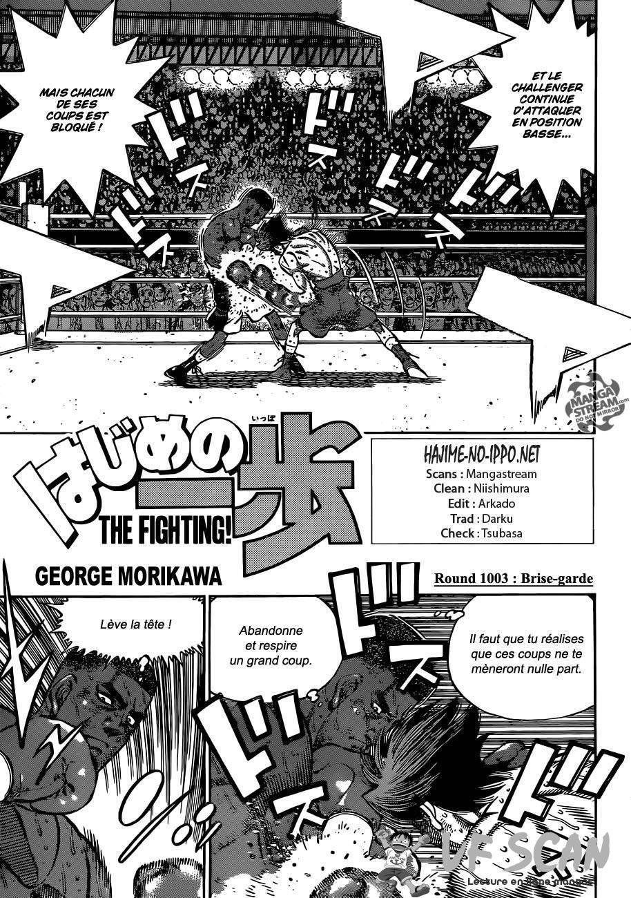  Hajime no Ippo - Chapitre 1003 - 1