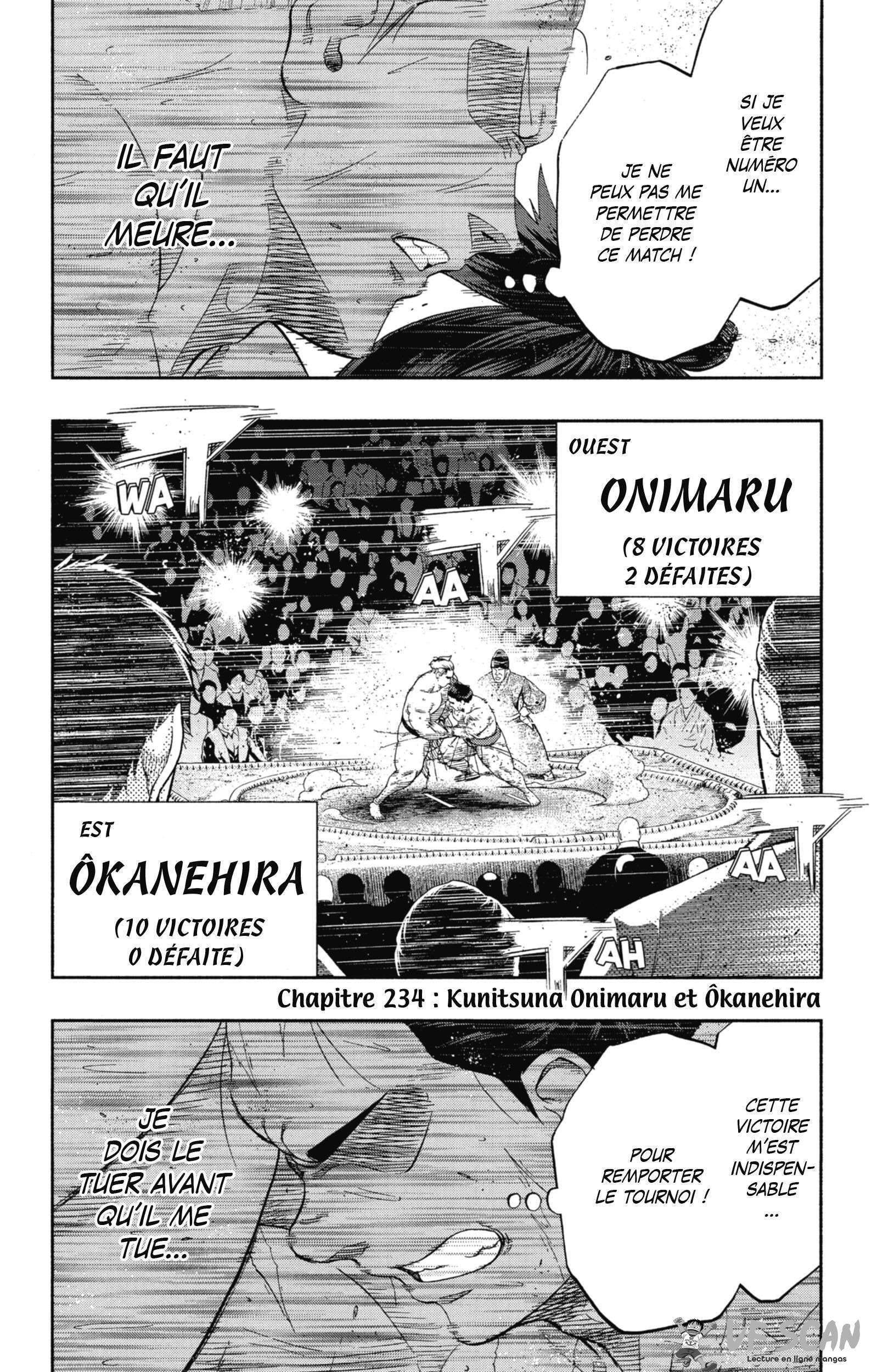  Hinomaru Sumo - Chapitre 234 - 1