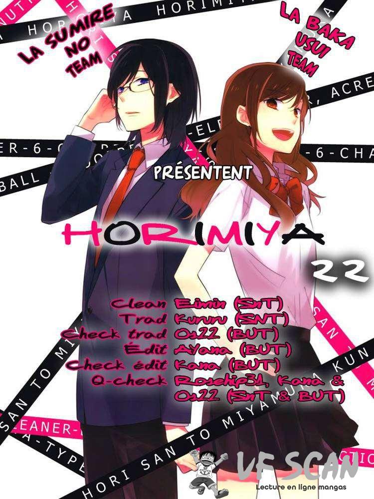  Horimiya - Chapitre 22 - 1