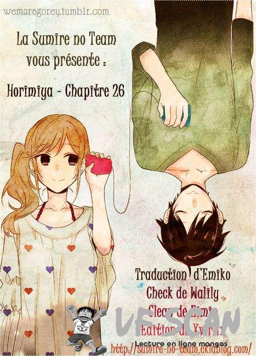  Horimiya - Chapitre 26 - 1