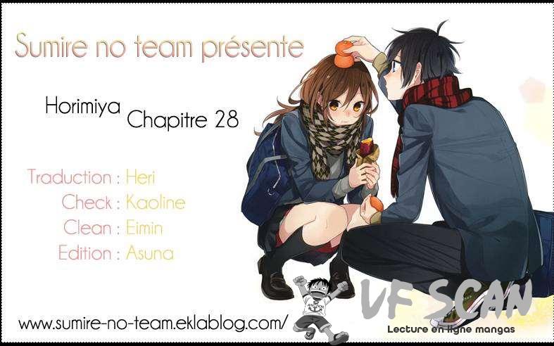  Horimiya - Chapitre 28 - 1