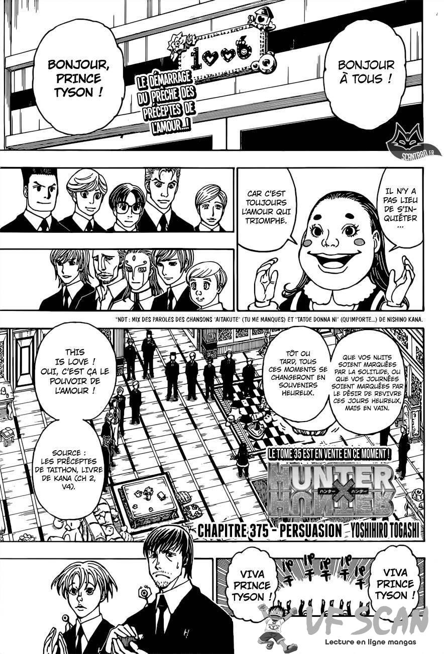  HUNTER × HUNTER - Chapitre 375 - 1