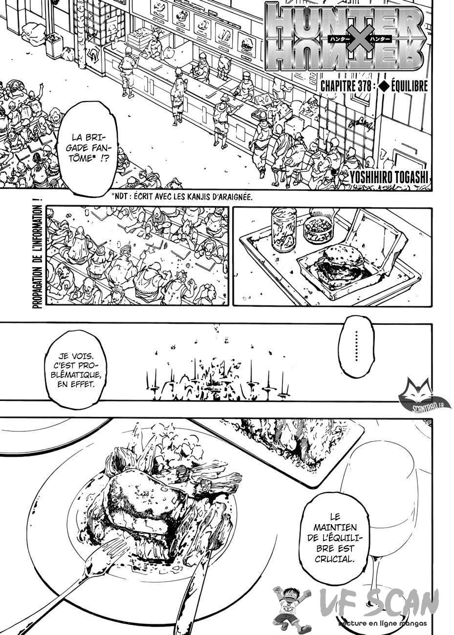  HUNTER × HUNTER - Chapitre 378 - 1