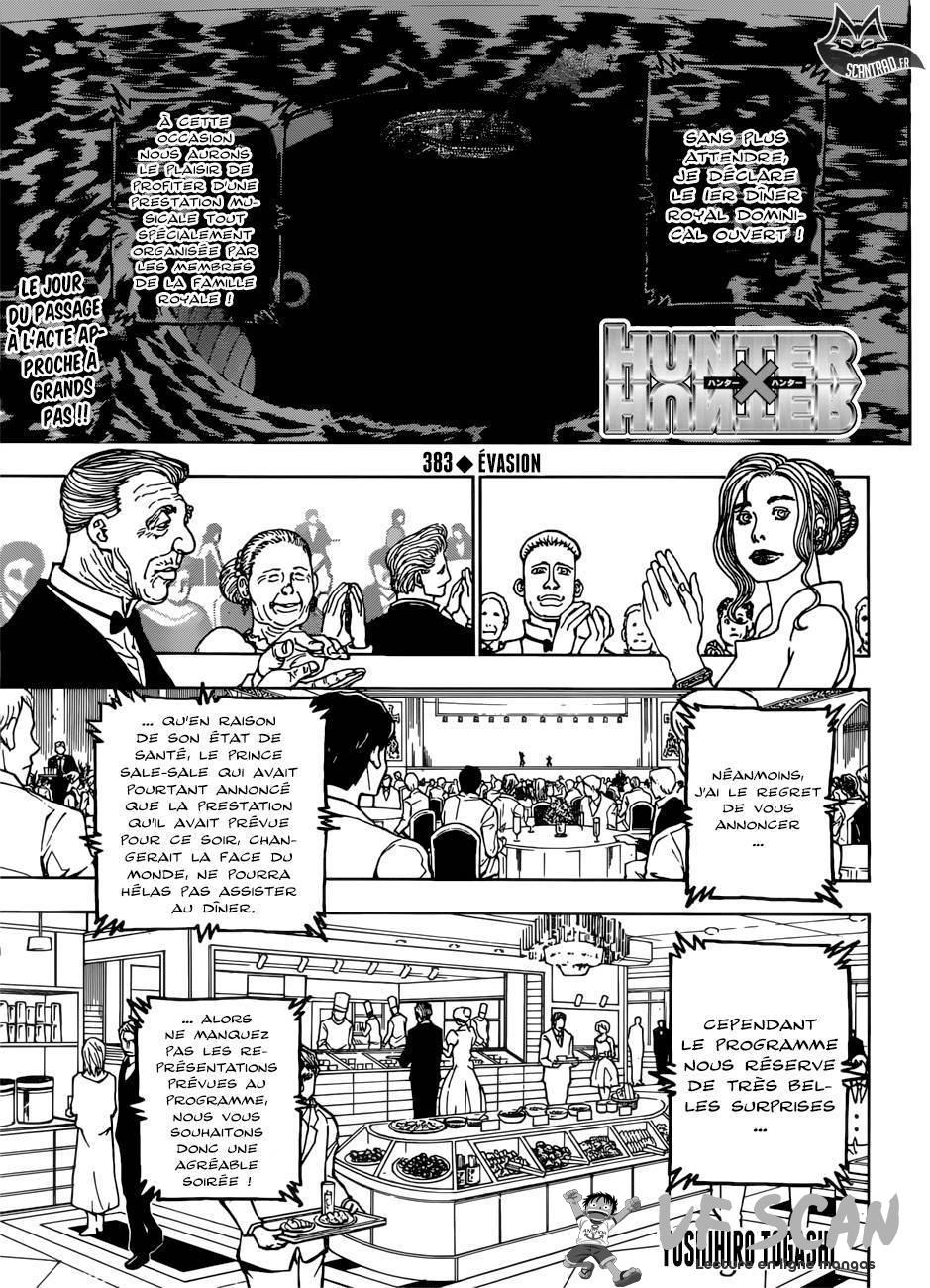  HUNTER × HUNTER - Chapitre 383 - 1