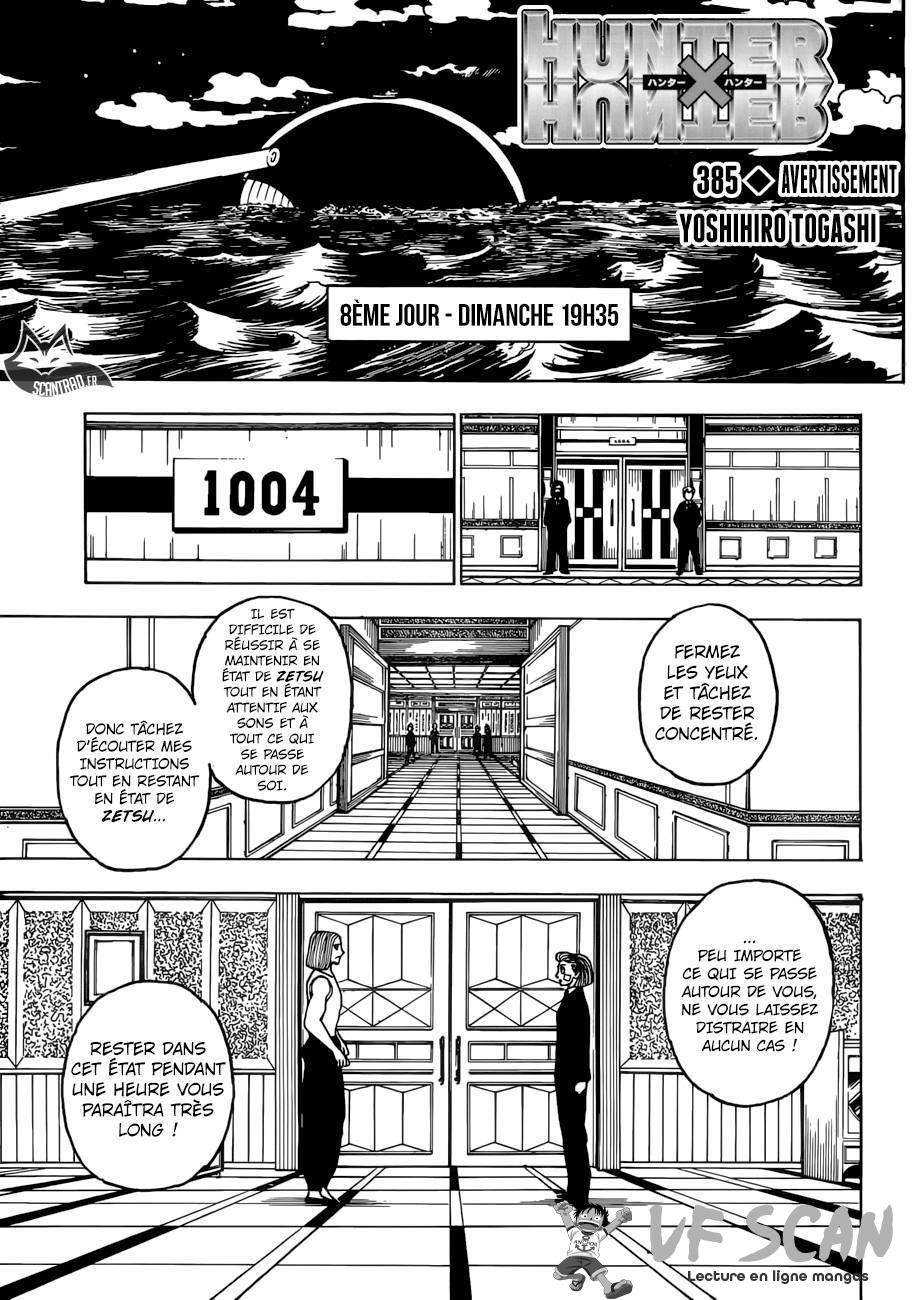  HUNTER × HUNTER - Chapitre 385 - 1