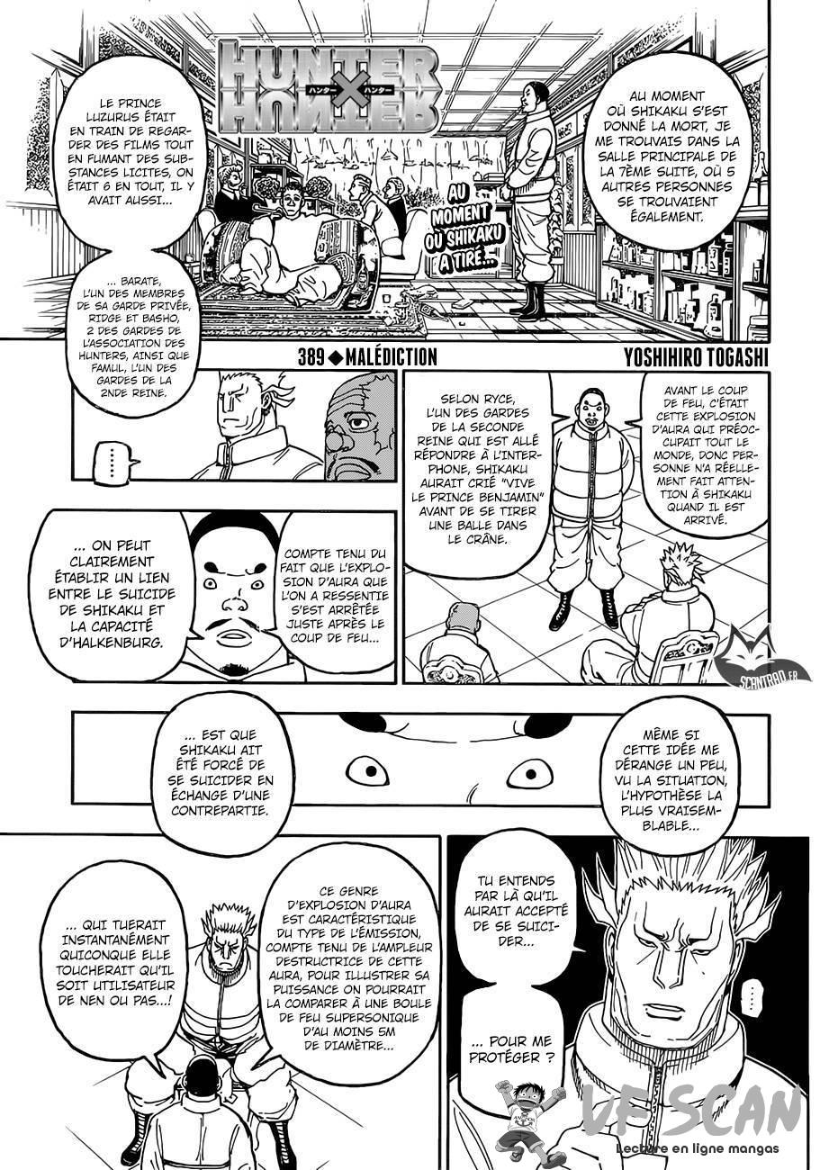  HUNTER × HUNTER - Chapitre 389 - 1