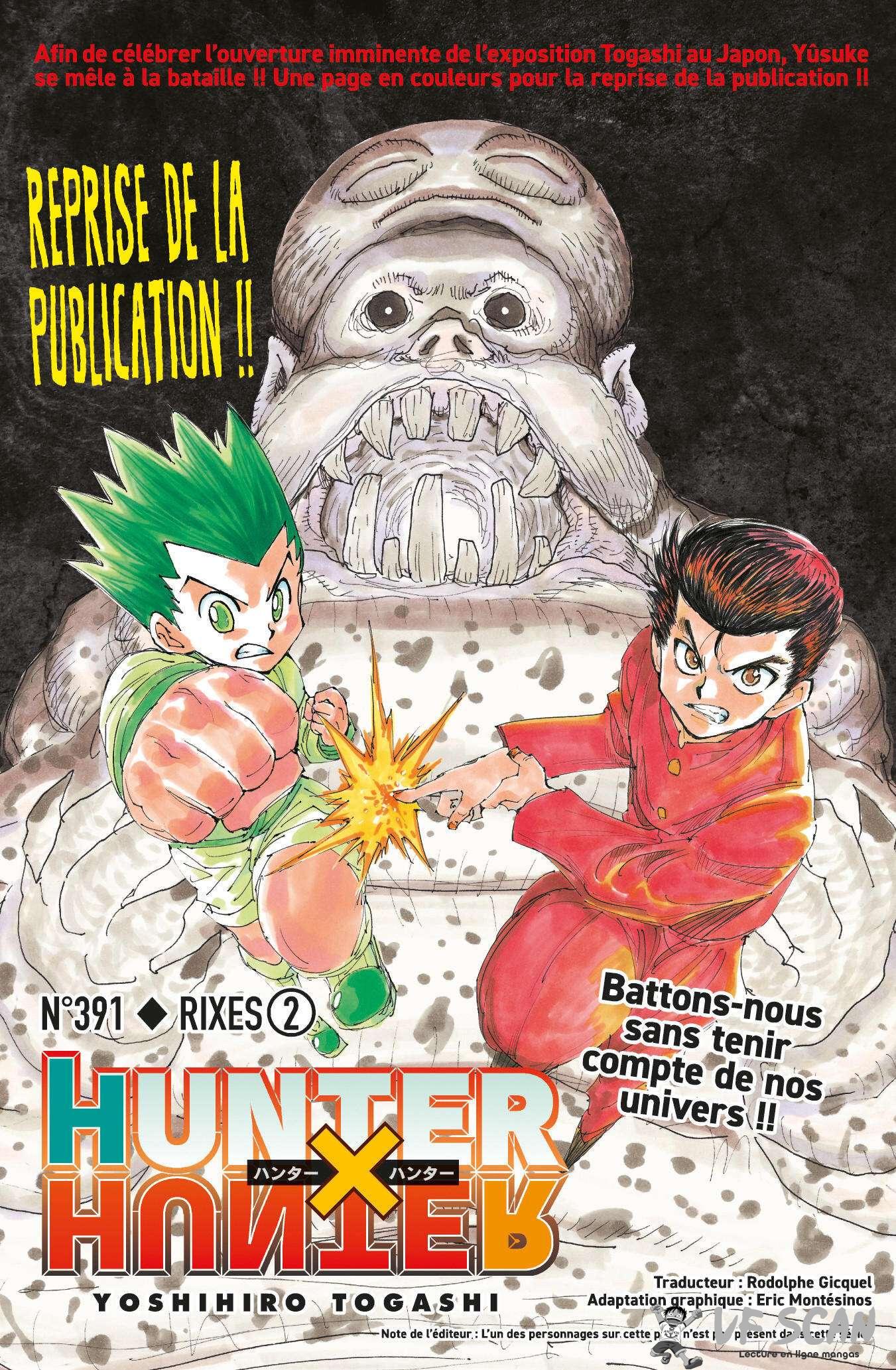  HUNTER × HUNTER - Chapitre 391 - 1